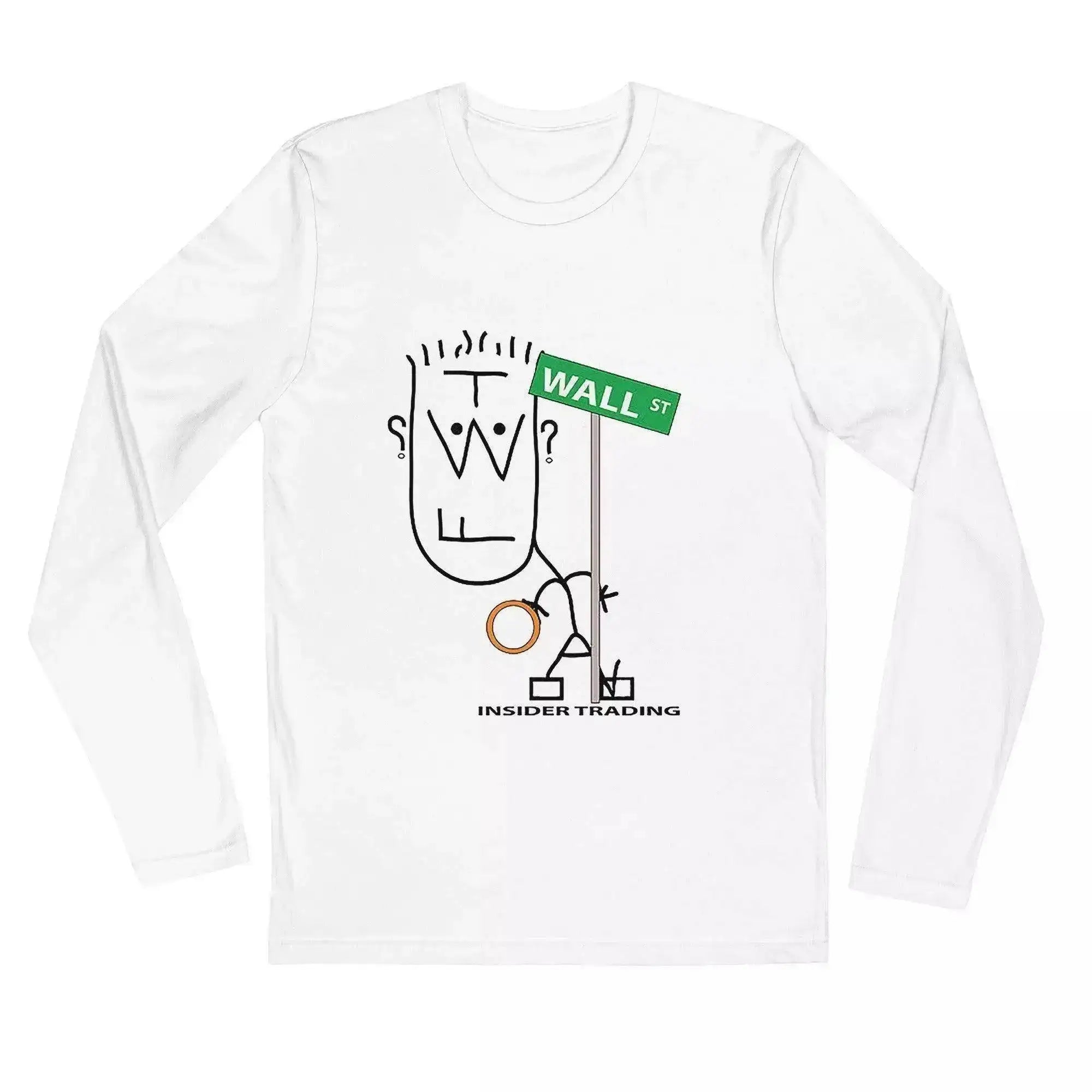 Wall Street Insider Trading Long Sleeve T-Shirt - InvestmenTees