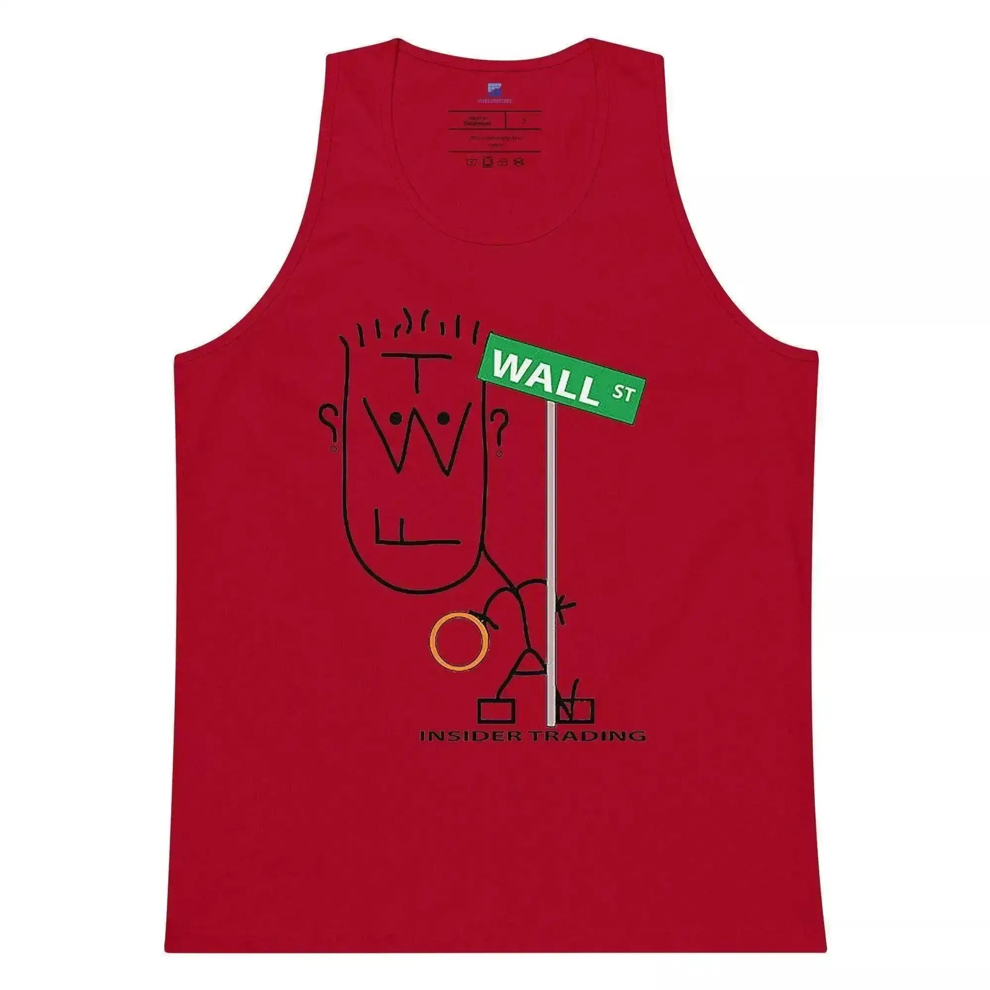 Wall Street | Insider Trading Tank Top - InvestmenTees