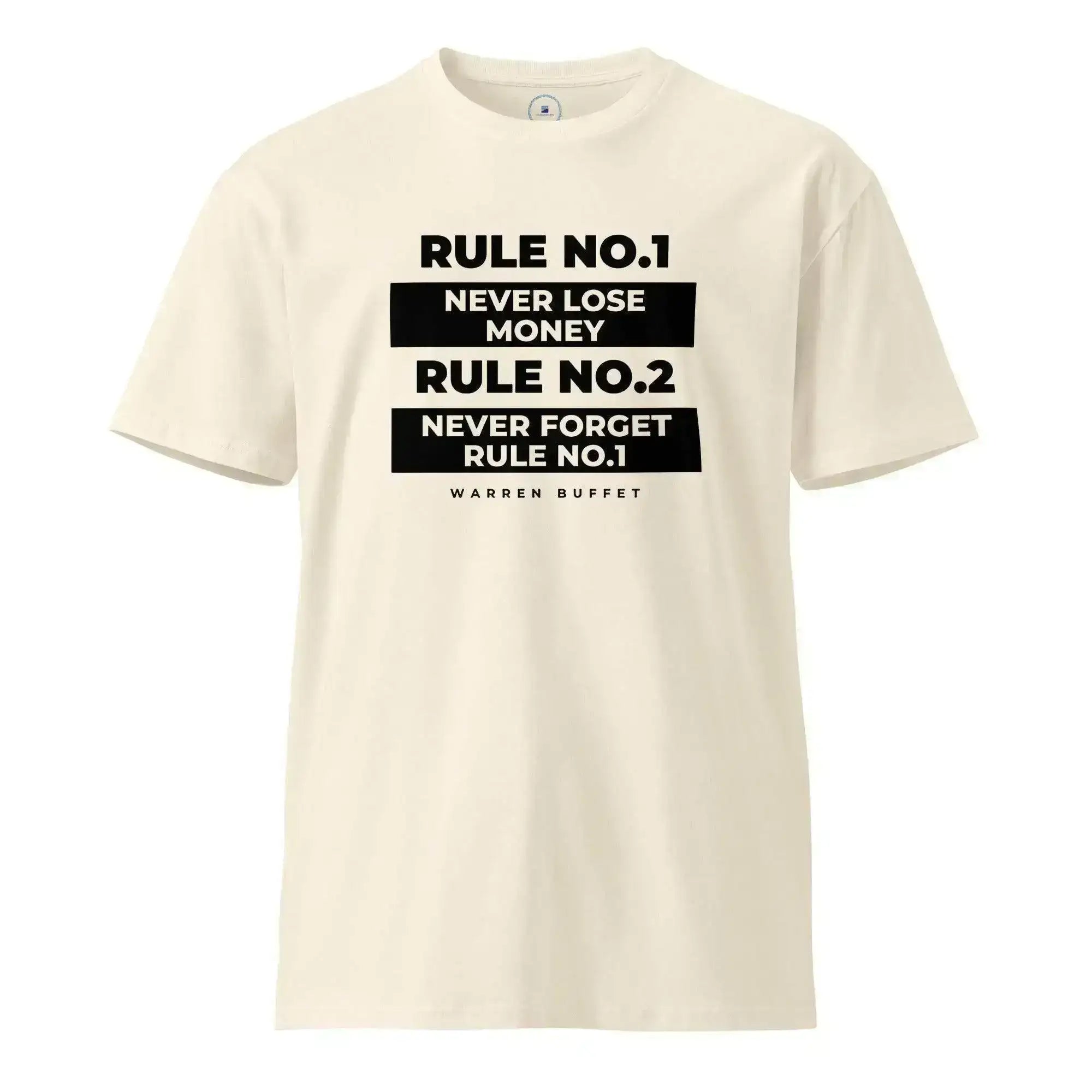 Warren Buffett Rules T-Shirt - InvestmenTees