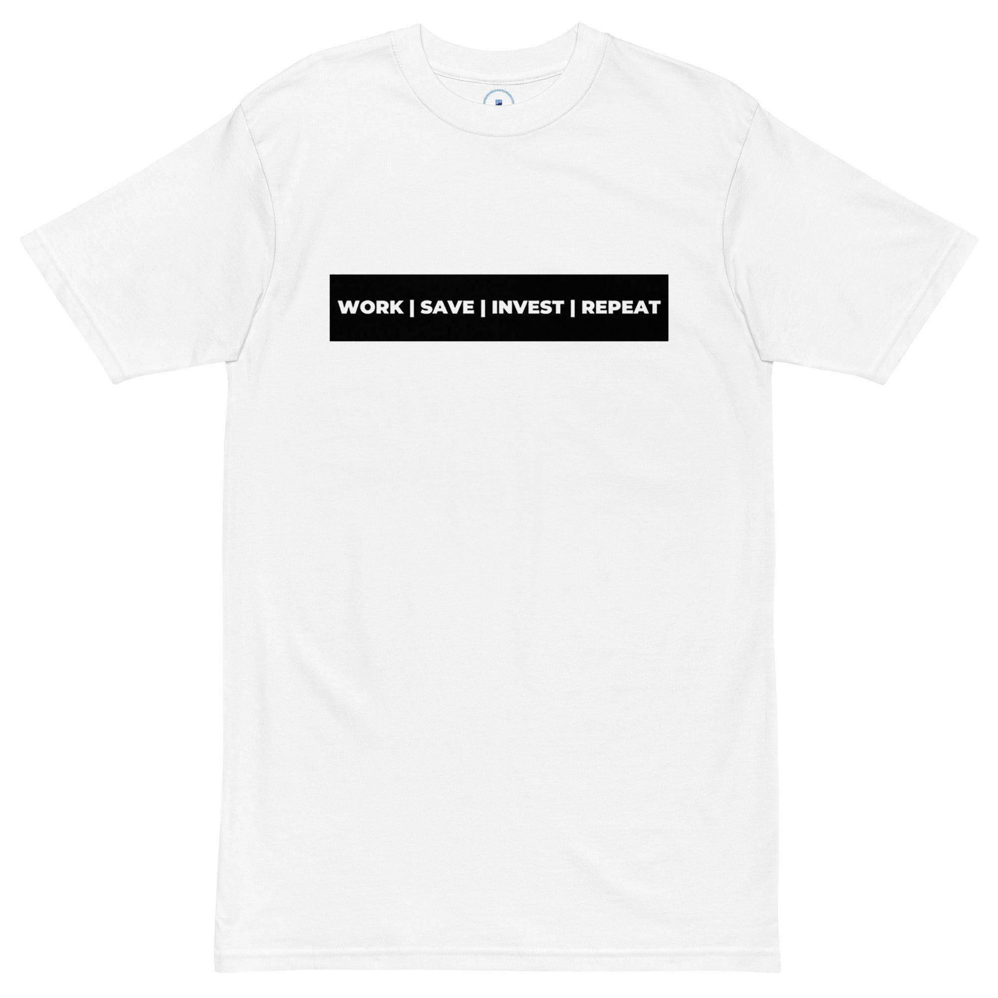 Work | Save | Invest | Money Grow T-Shirt - InvestmenTees