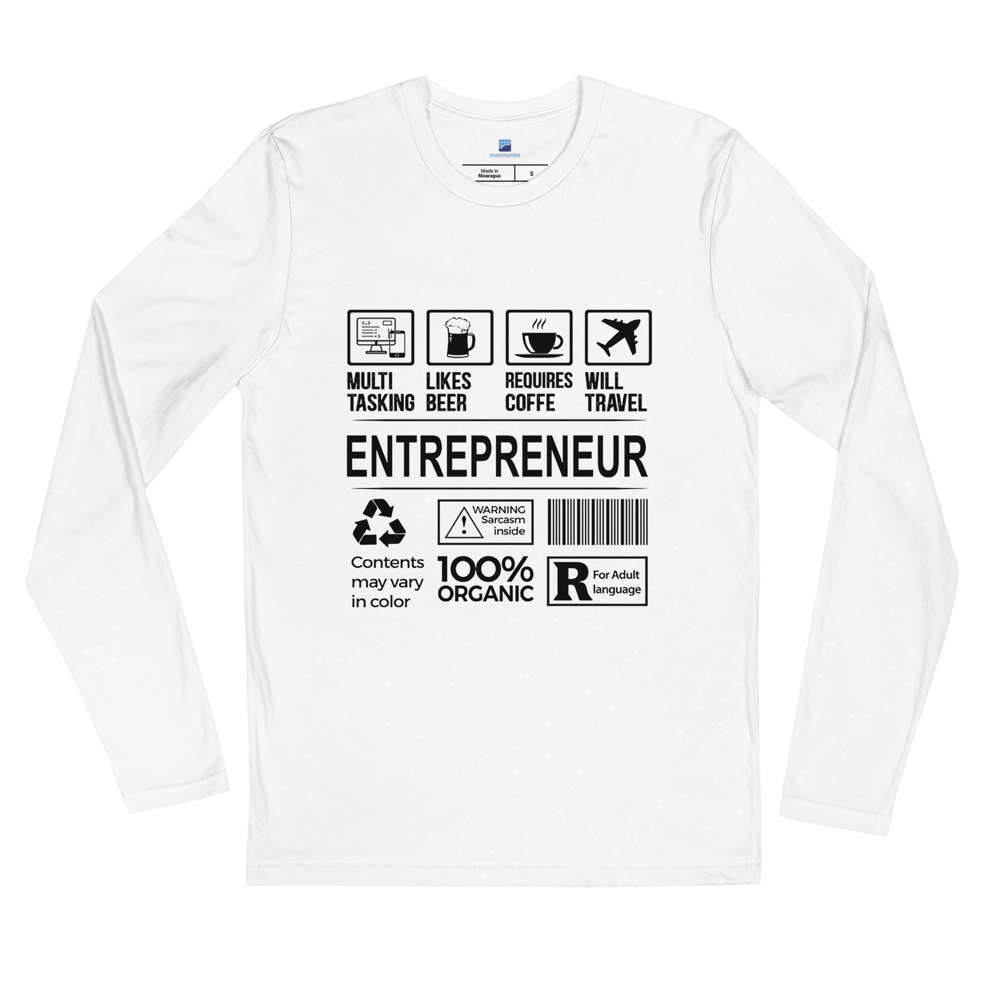 100 Entrepreneur Long Sleeve T-Shirt - InvestmenTees