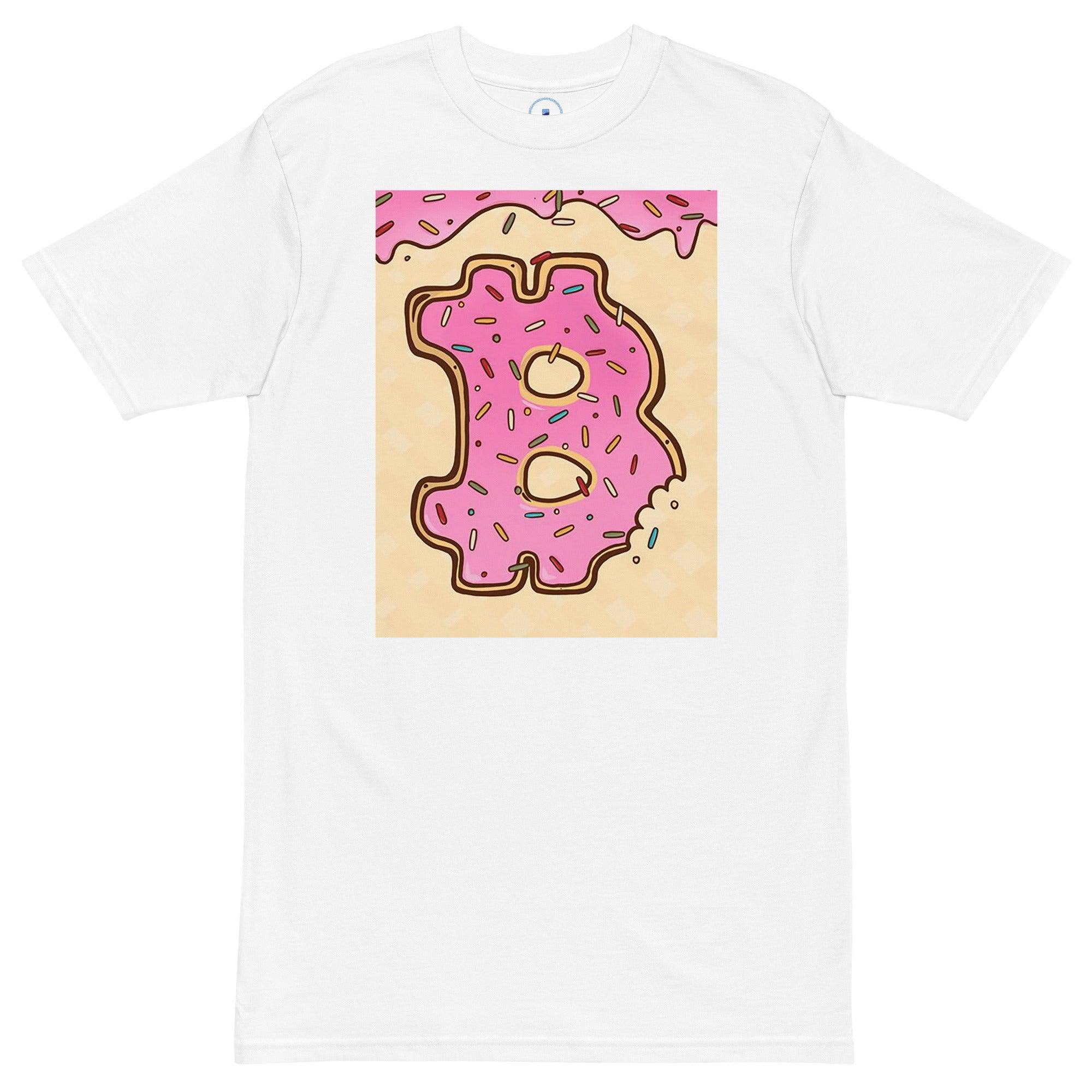 Bitcoin Donut Bite Art T-Shirt - InvestmenTees