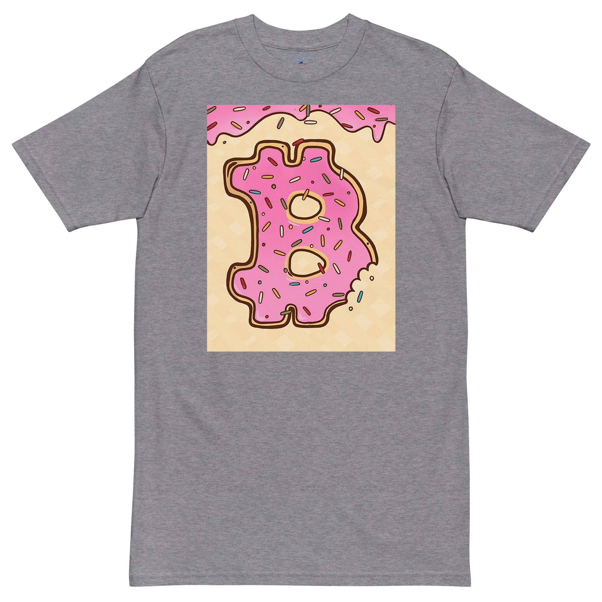 Bitcoin Donut Bite Art T-Shirt - InvestmenTees