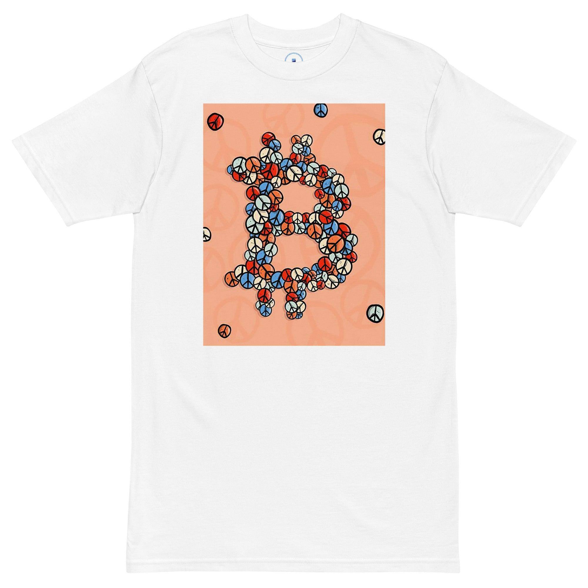 Bitcoin Peace Art T-Shirt - InvestmenTees