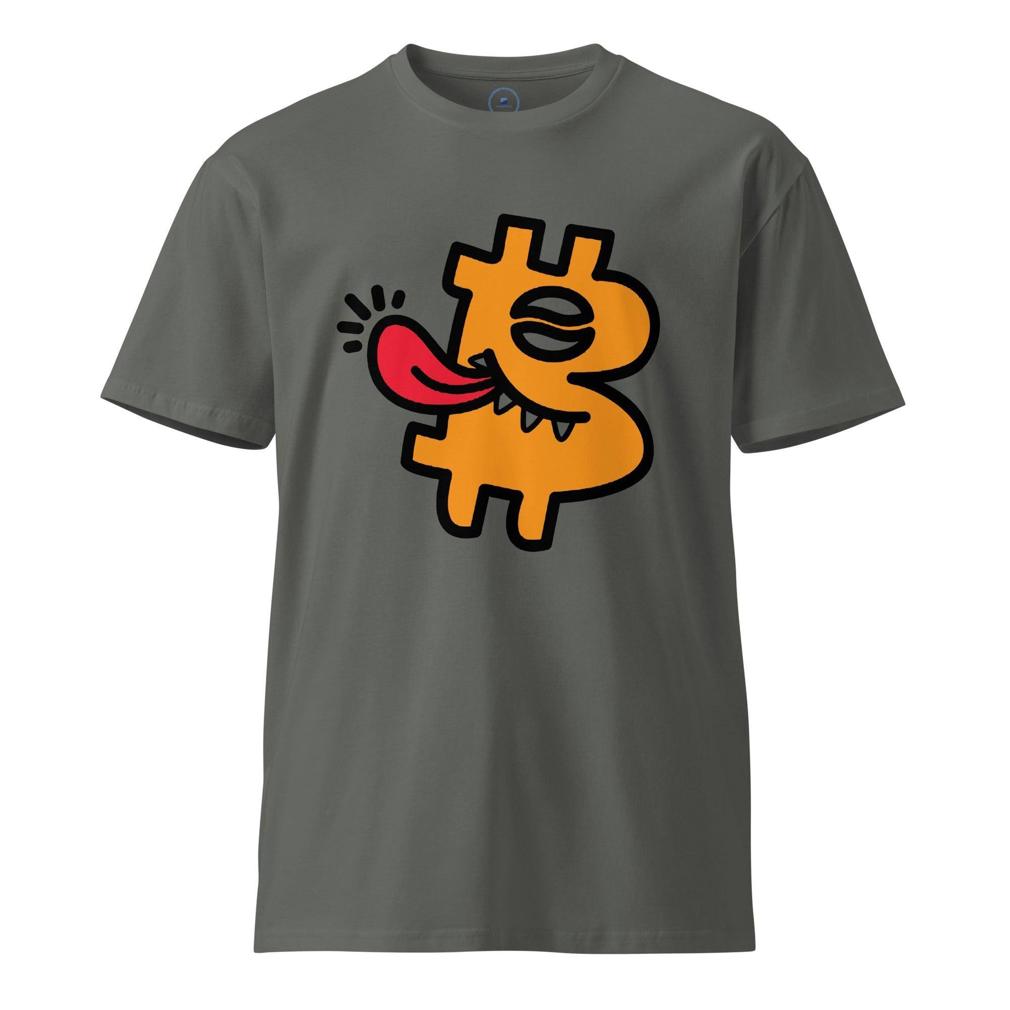 Bitcoin Slippery Tongue T-Shirt - InvestmenTees