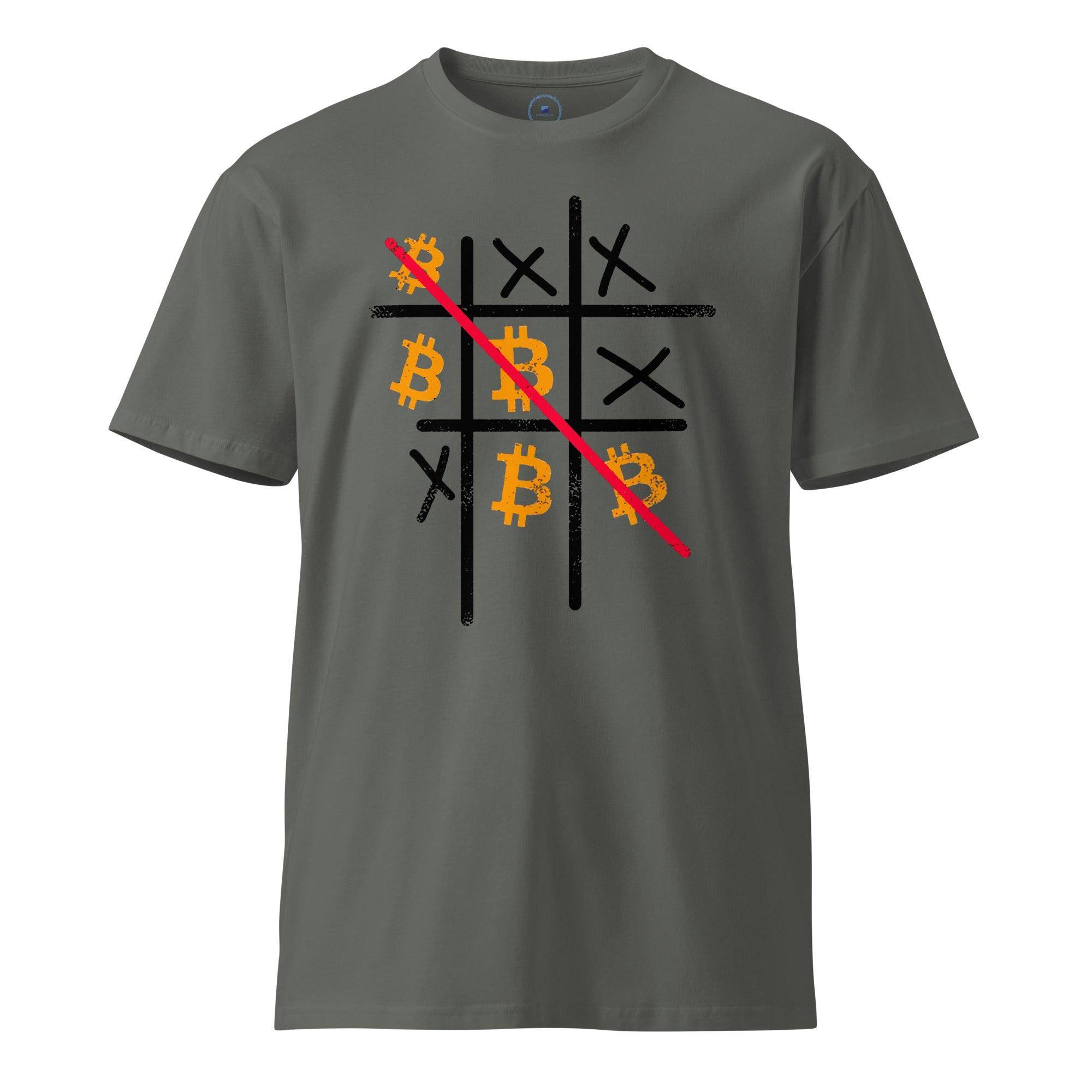 Bitcoin Tic Tac Toe T-Shirt - InvestmenTees