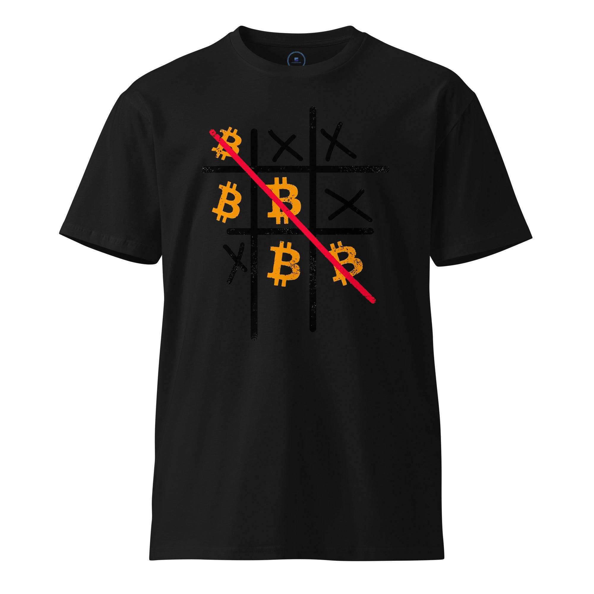 Bitcoin Tic Tac Toe T-Shirt - InvestmenTees