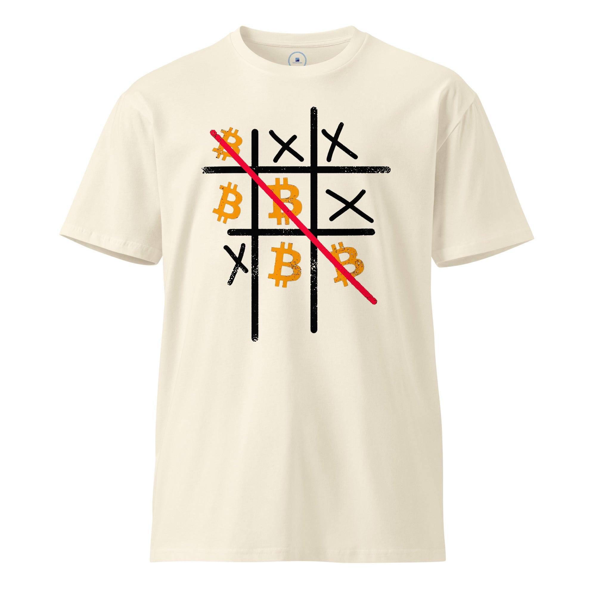 Bitcoin Tic Tac Toe T-Shirt - InvestmenTees