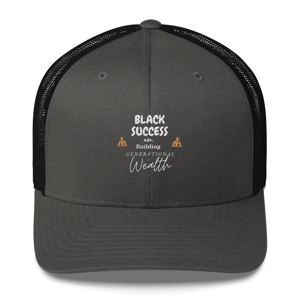 Black Success | Generational Wealth Trucker Cap - InvestmenTees