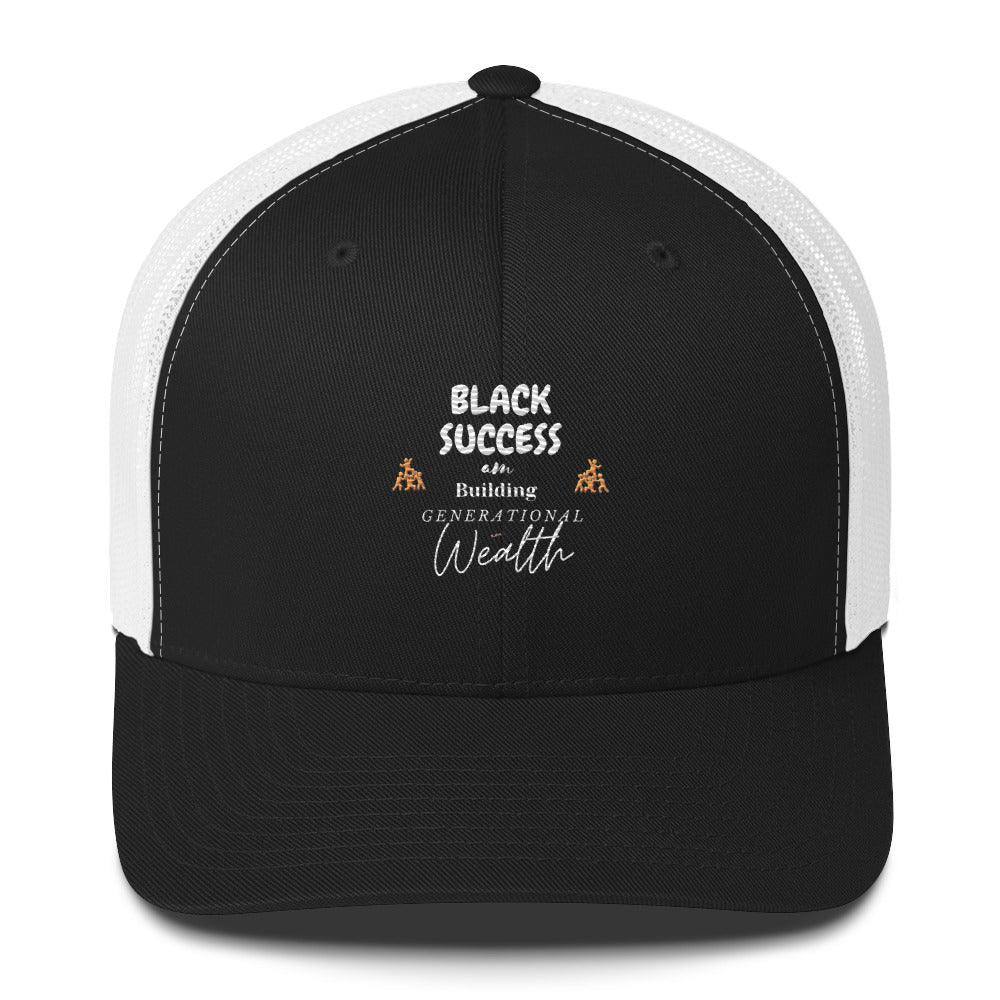 Black Success | Generational Wealth Trucker Cap - InvestmenTees