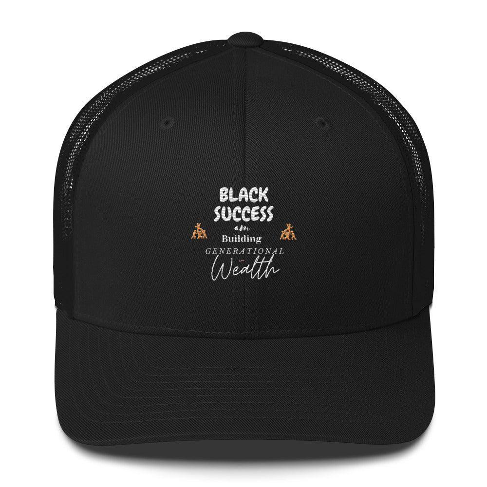 Black Success | Generational Wealth Trucker Cap - InvestmenTees