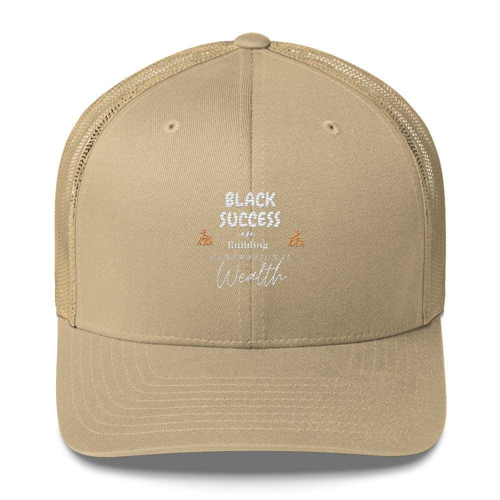 Black Success | Generational Wealth Trucker Cap - InvestmenTees