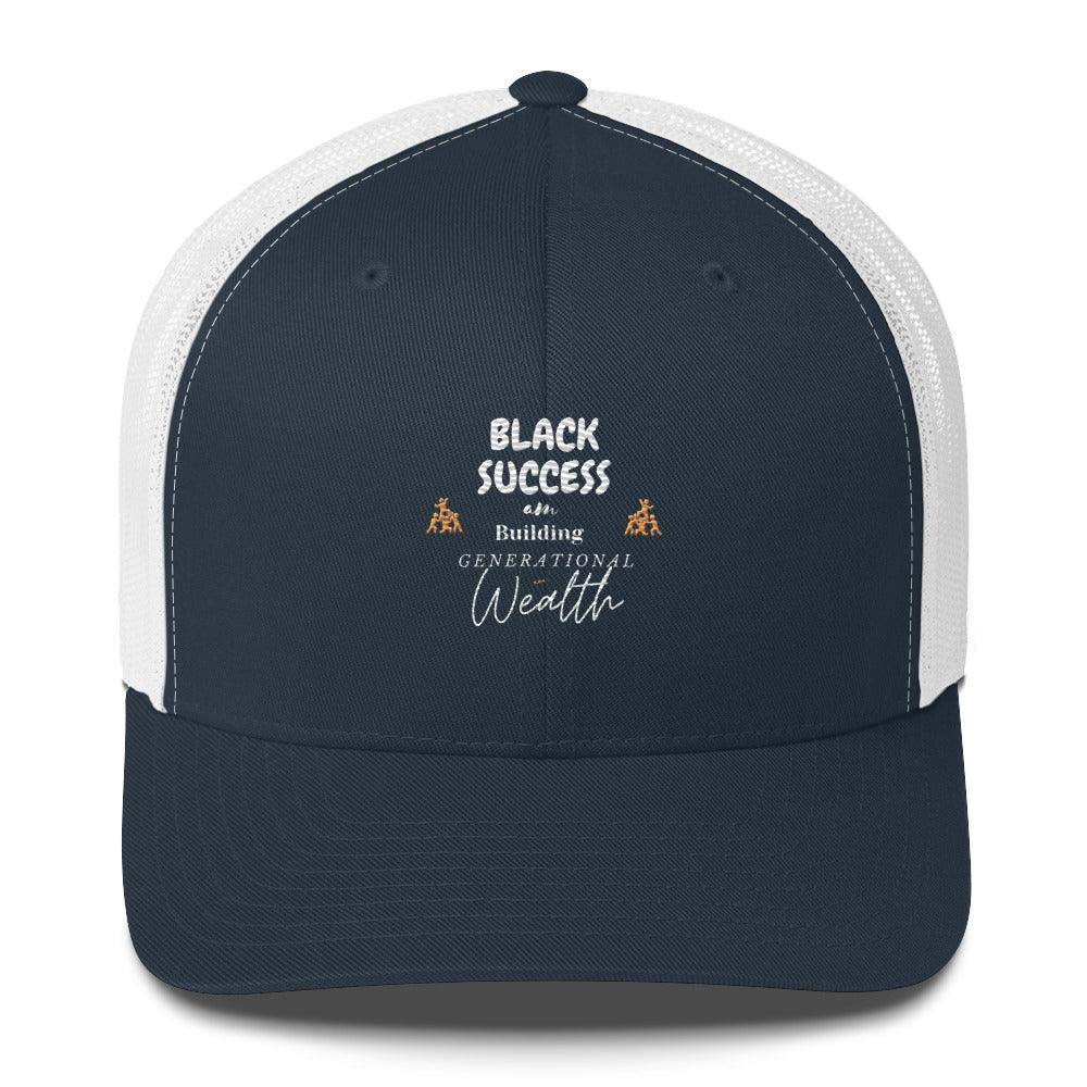 Black Success | Generational Wealth Trucker Cap - InvestmenTees