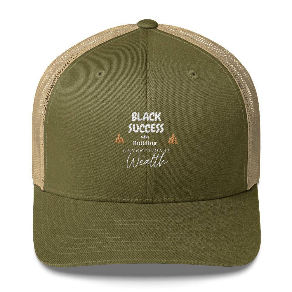 Black Success | Generational Wealth Trucker Cap - InvestmenTees