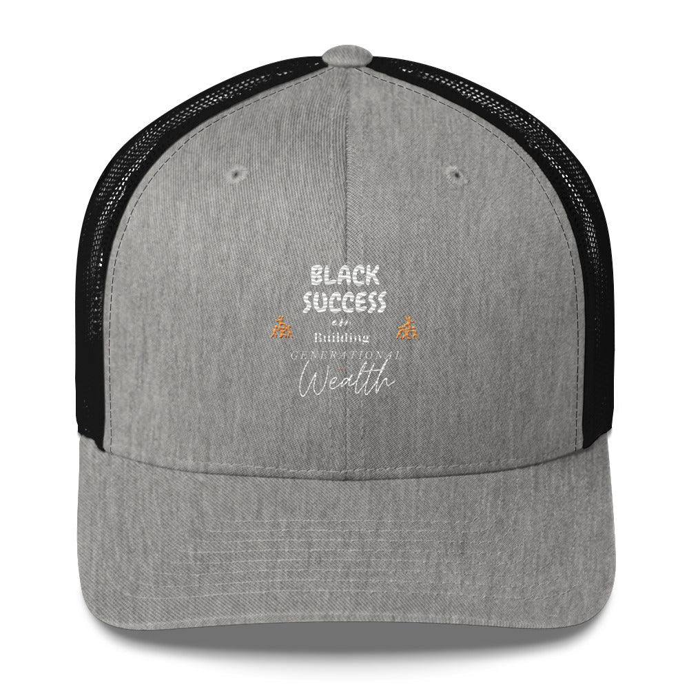 Black Success | Generational Wealth Trucker Cap - InvestmenTees