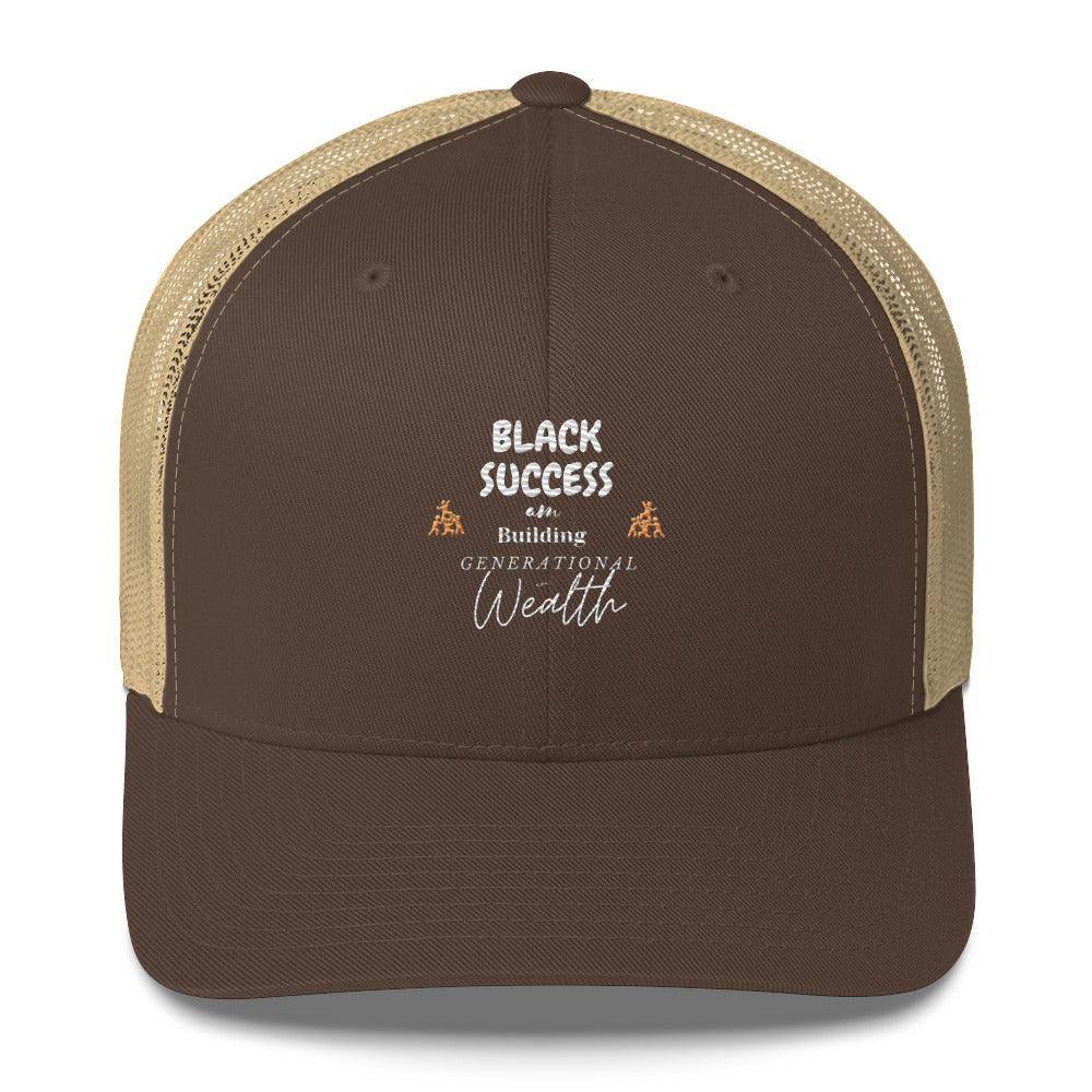 Black Success | Generational Wealth Trucker Cap - InvestmenTees