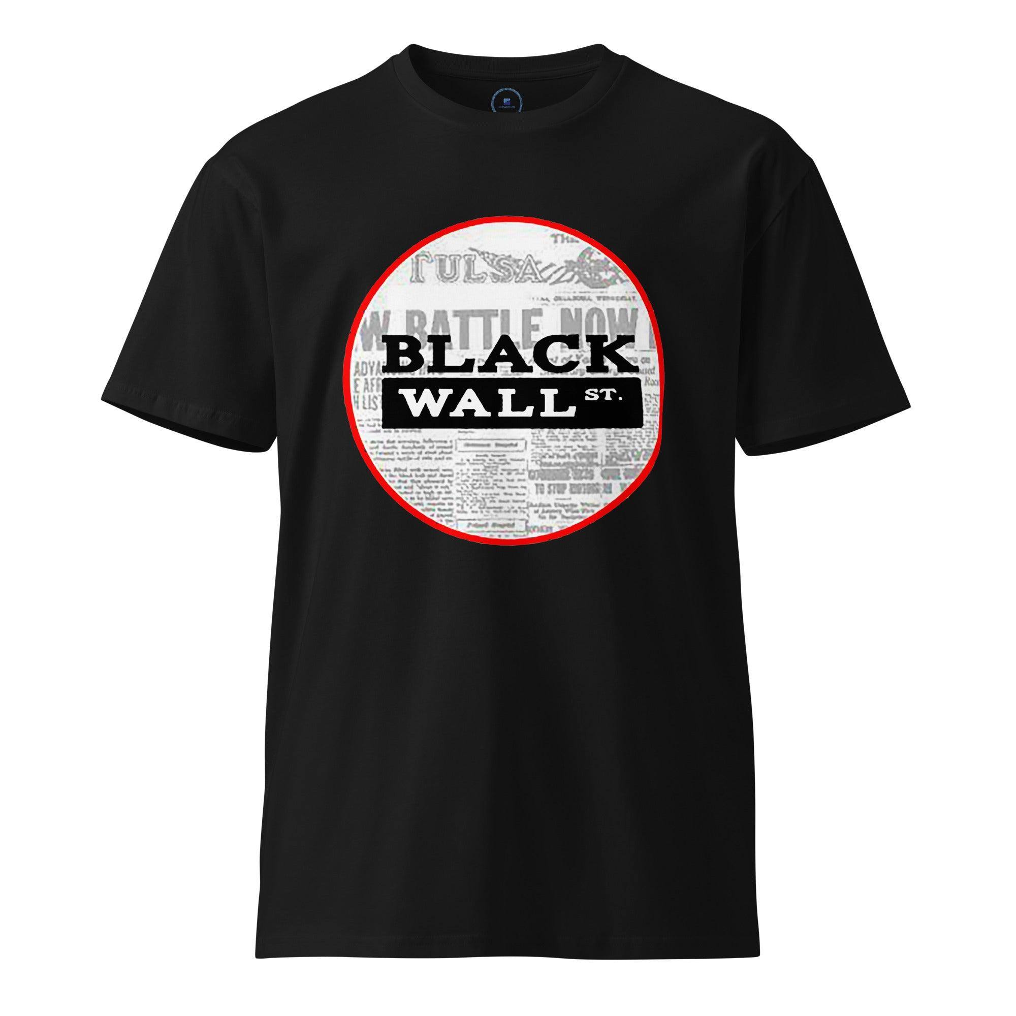 Black Wall Street News T-Shirt - InvestmenTees