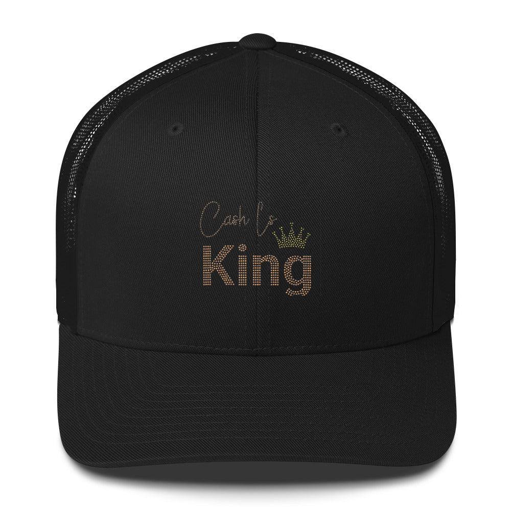 Cash Is King Trucker Cap - InvestmenTees