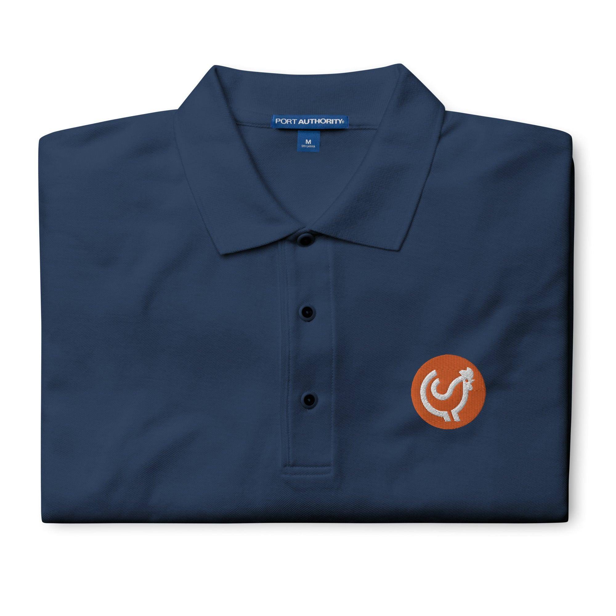 Chicken Meme Coin Polo Shirt InvestmenTees