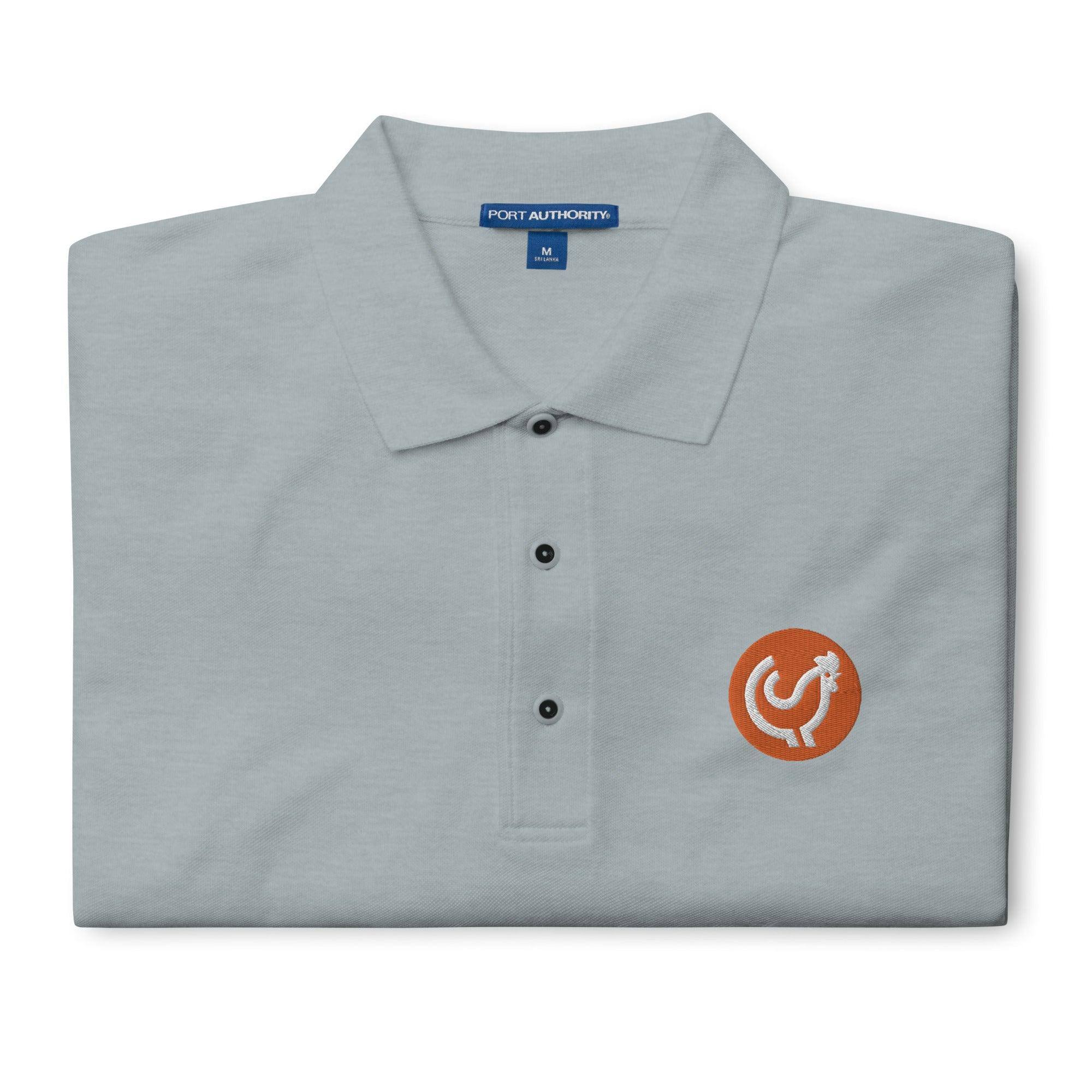 Chicken Meme Coin Polo Shirt InvestmenTees