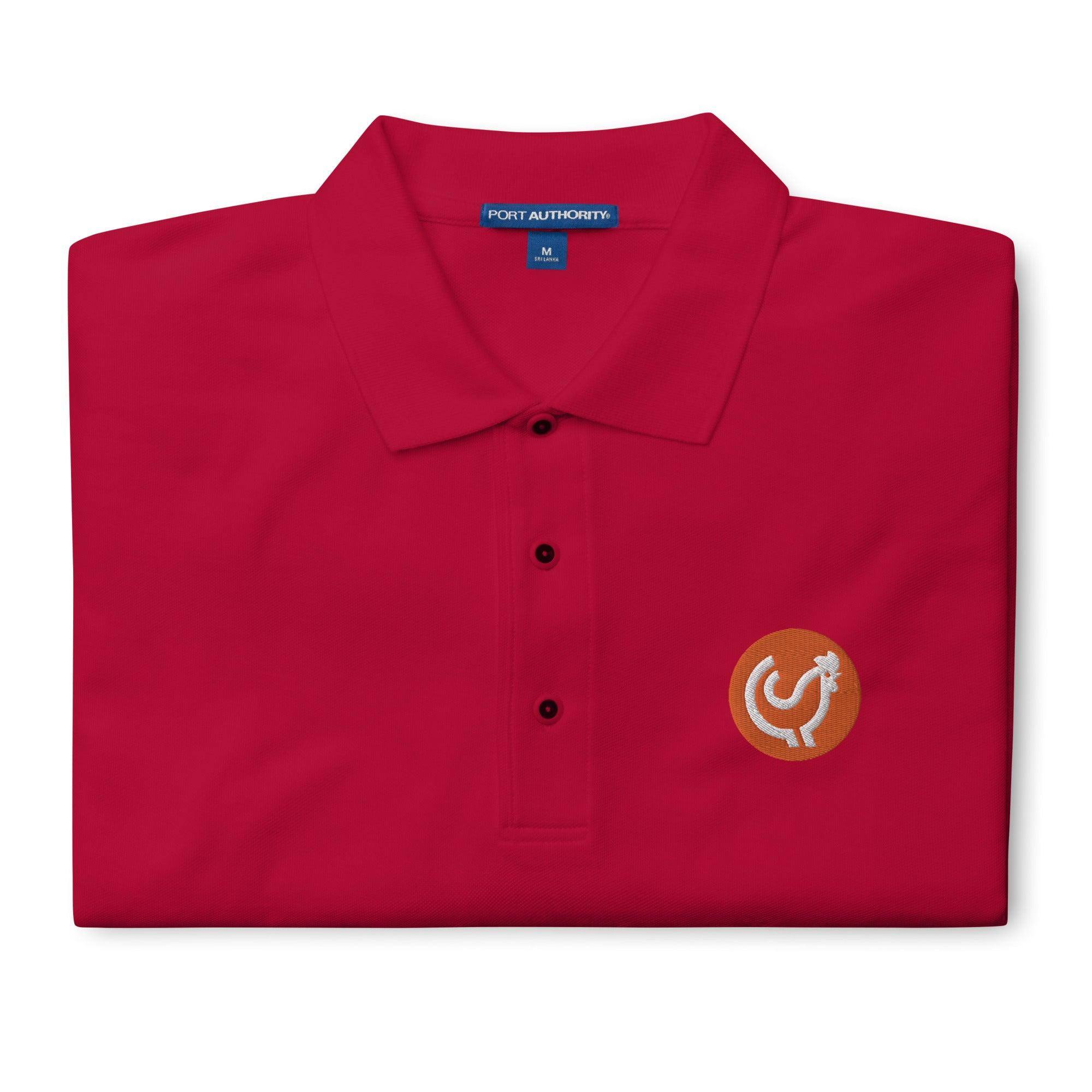 Chicken Meme Coin Polo Shirt InvestmenTees