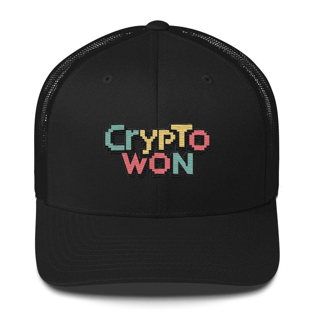 Crypto Won Trucker Cap - InvestmenTees