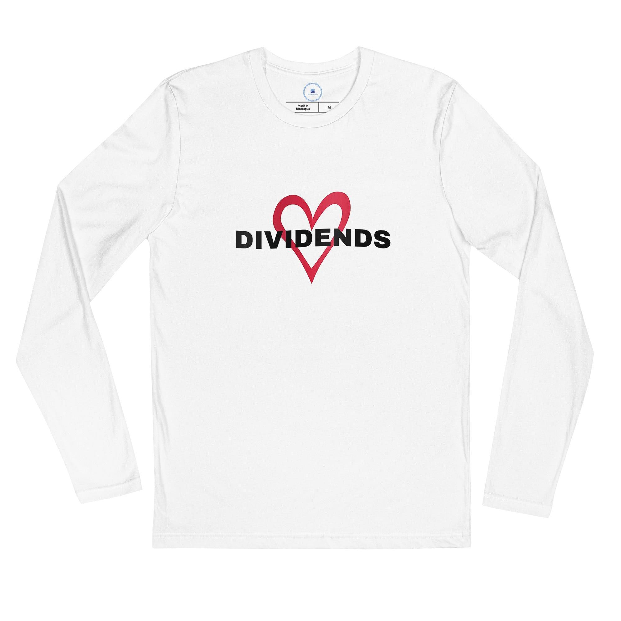 Dividends Love Long Sleeve T-Shirt InvestmenTees