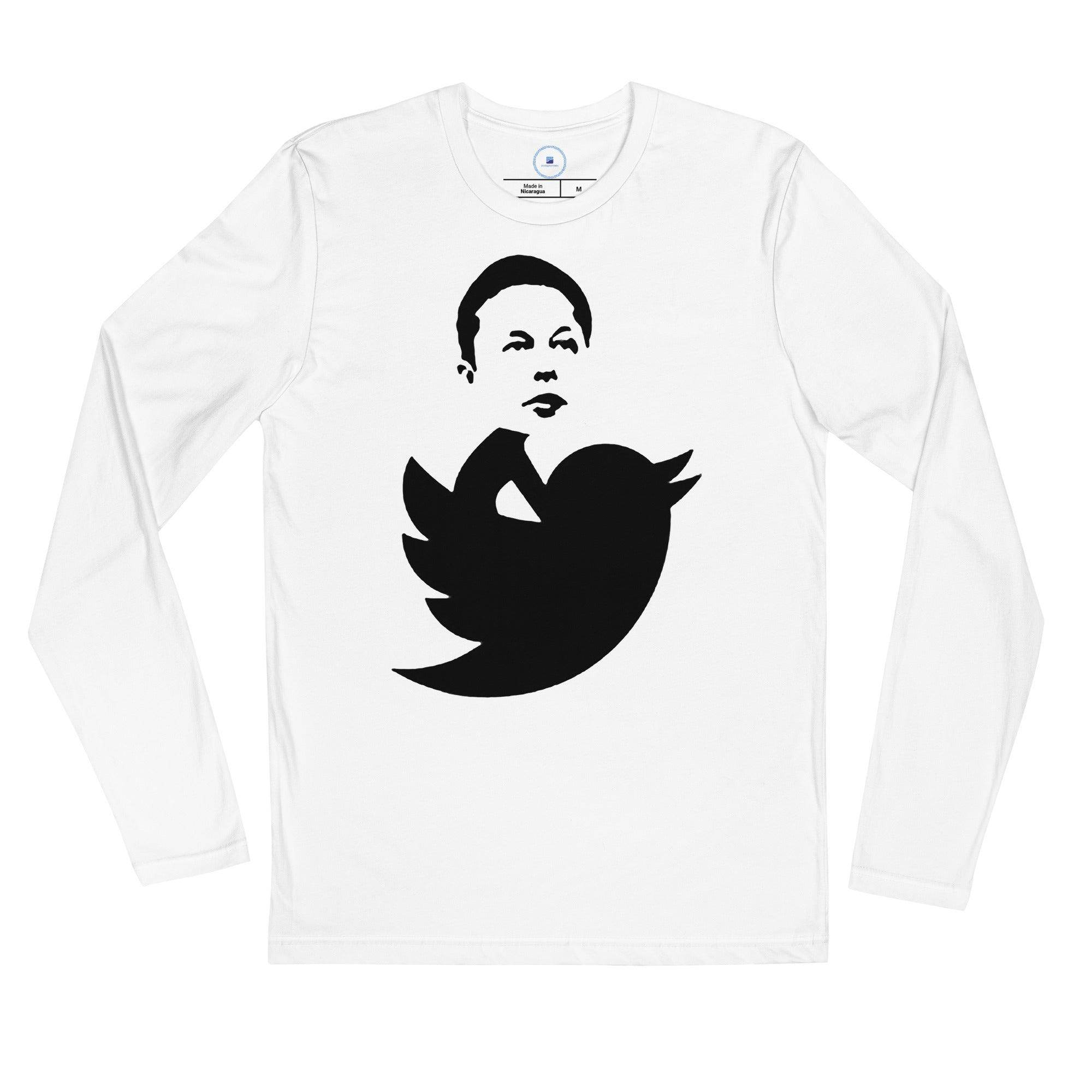 Elon Ride Twitter Long Sleeve T-Shirt InvestmenTees