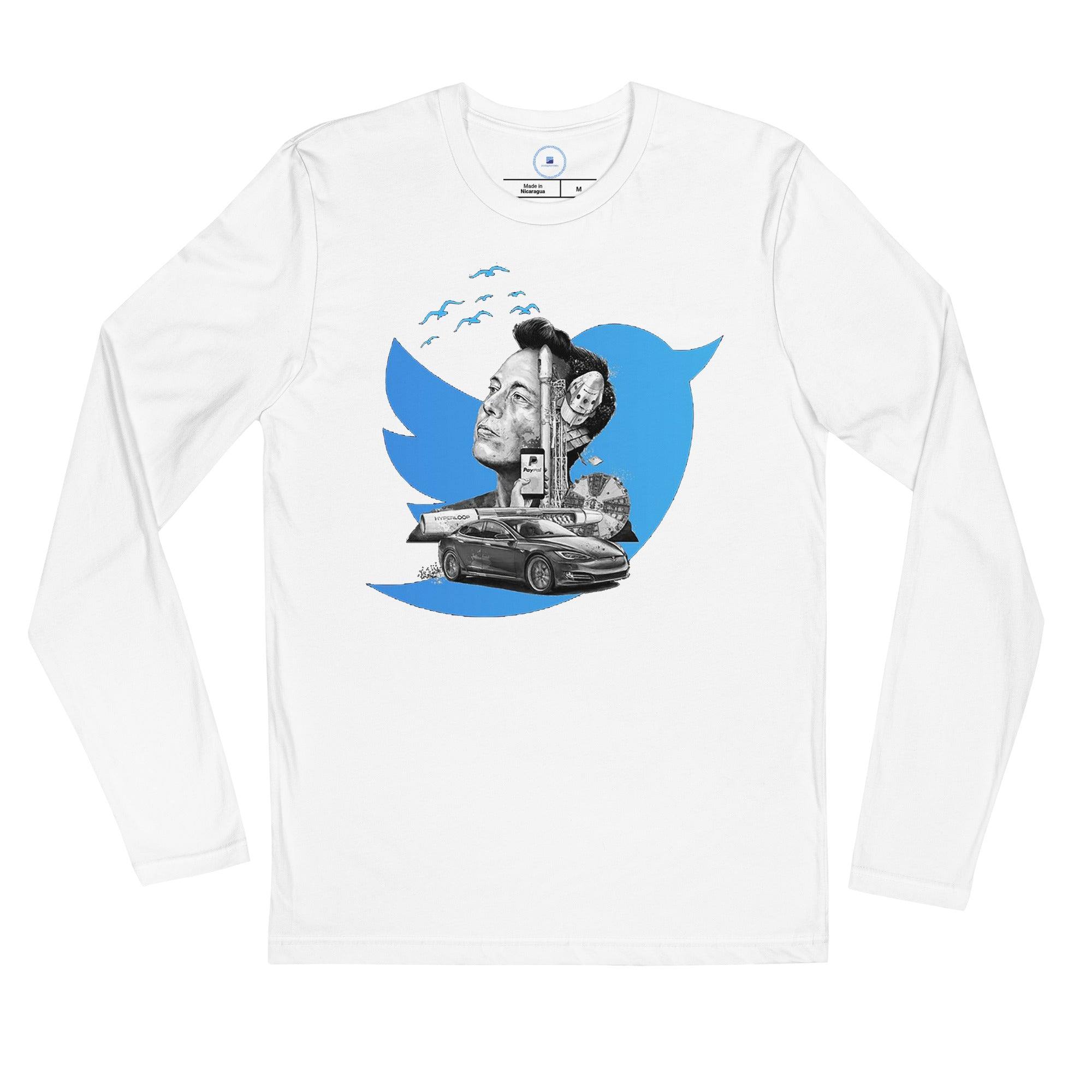 Elon The Entrepreneur Long Sleeve T-Shirt InvestmenTees