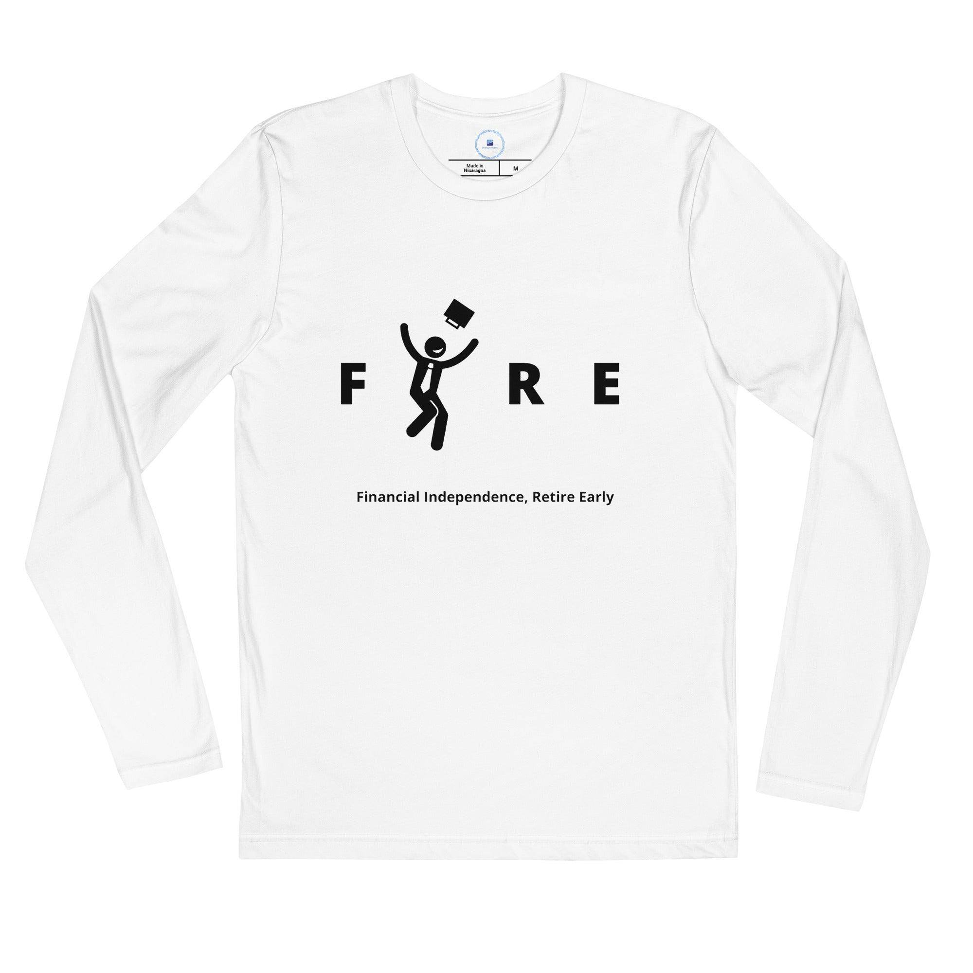 Financial Independence Long Sleeve T-Shirt InvestmenTees