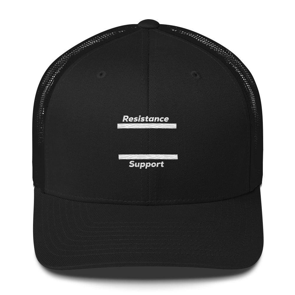 Support | Resistance Trucker Cap - InvestmenTees