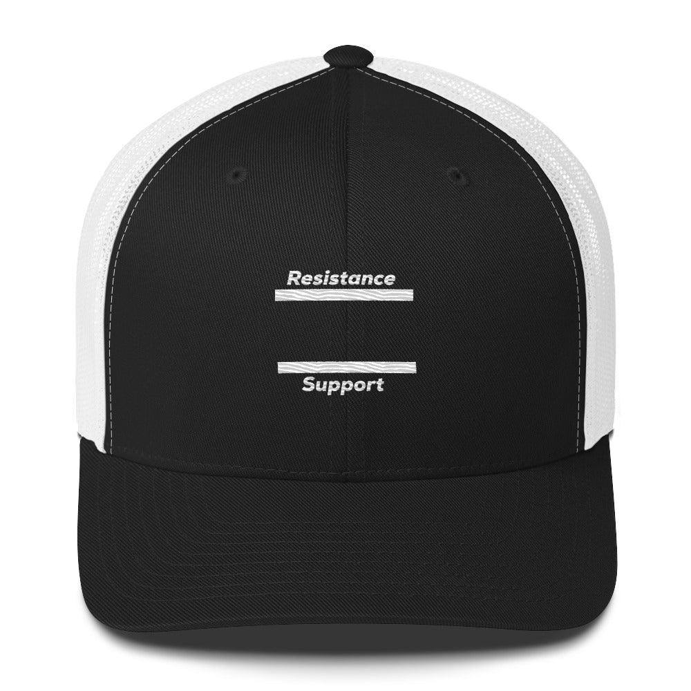 Support | Resistance Trucker Cap - InvestmenTees