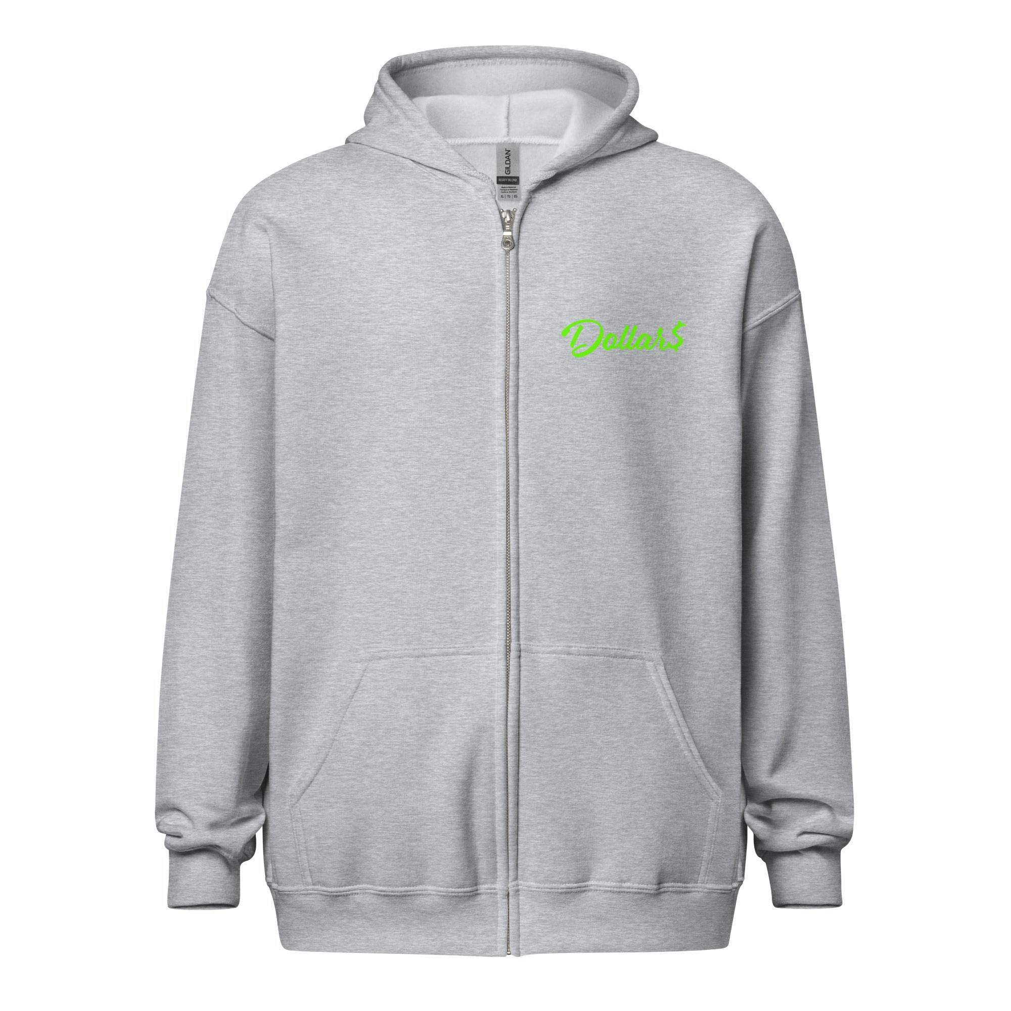 Animated Currency Zip Up Hoodie - InvestmenTees