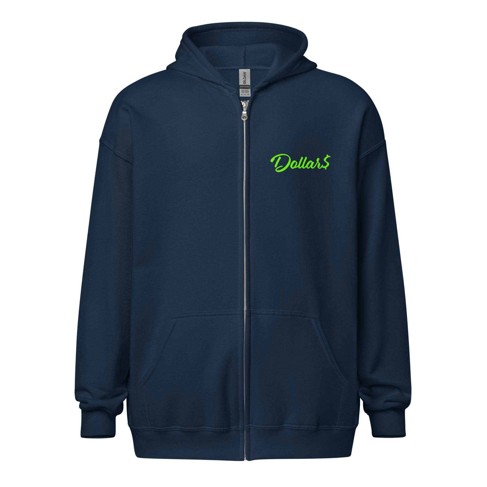 Animated Currency Zip Up Hoodie - InvestmenTees