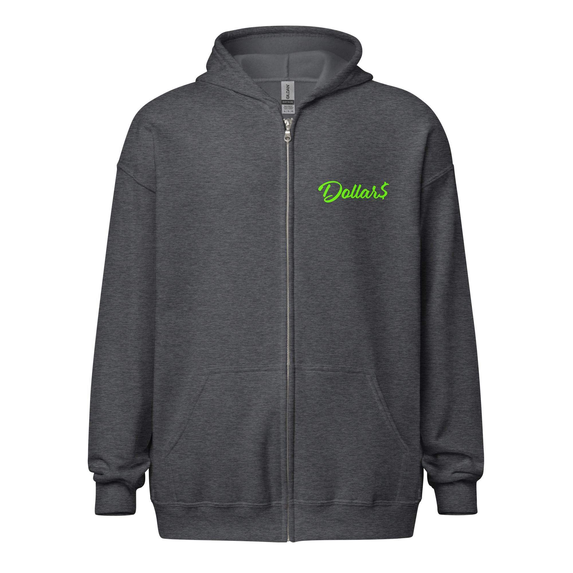 Animated Currency Zip Up Hoodie - InvestmenTees