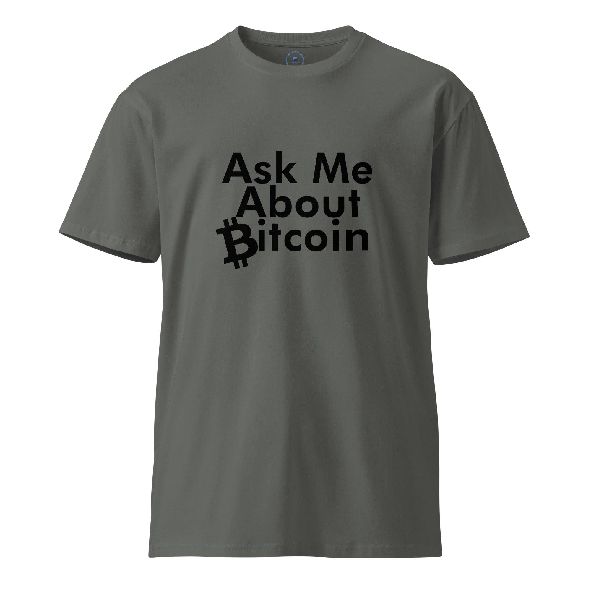 Ask Me About Bitcoin T-Shirt - InvestmenTees