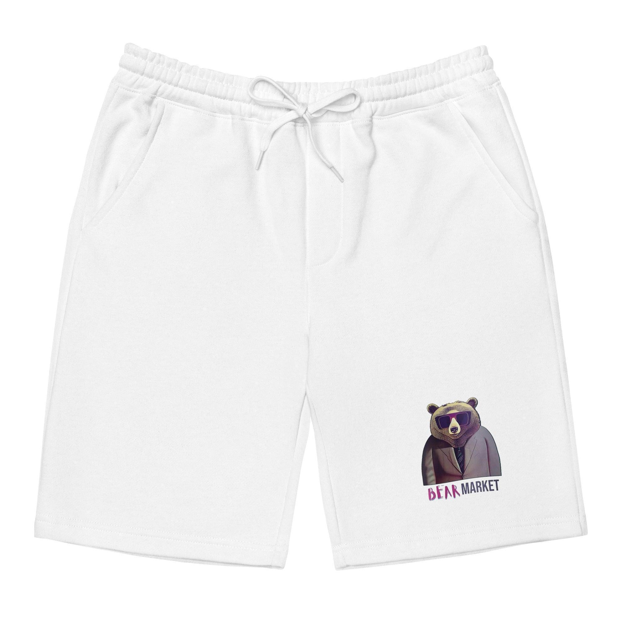 Bear Market Bear Fleece Shorts - InvestmenTees