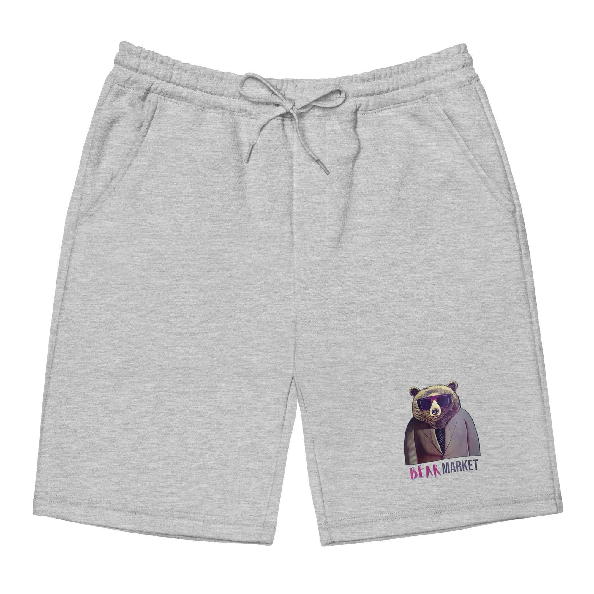 Bear Market Bear Fleece Shorts - InvestmenTees