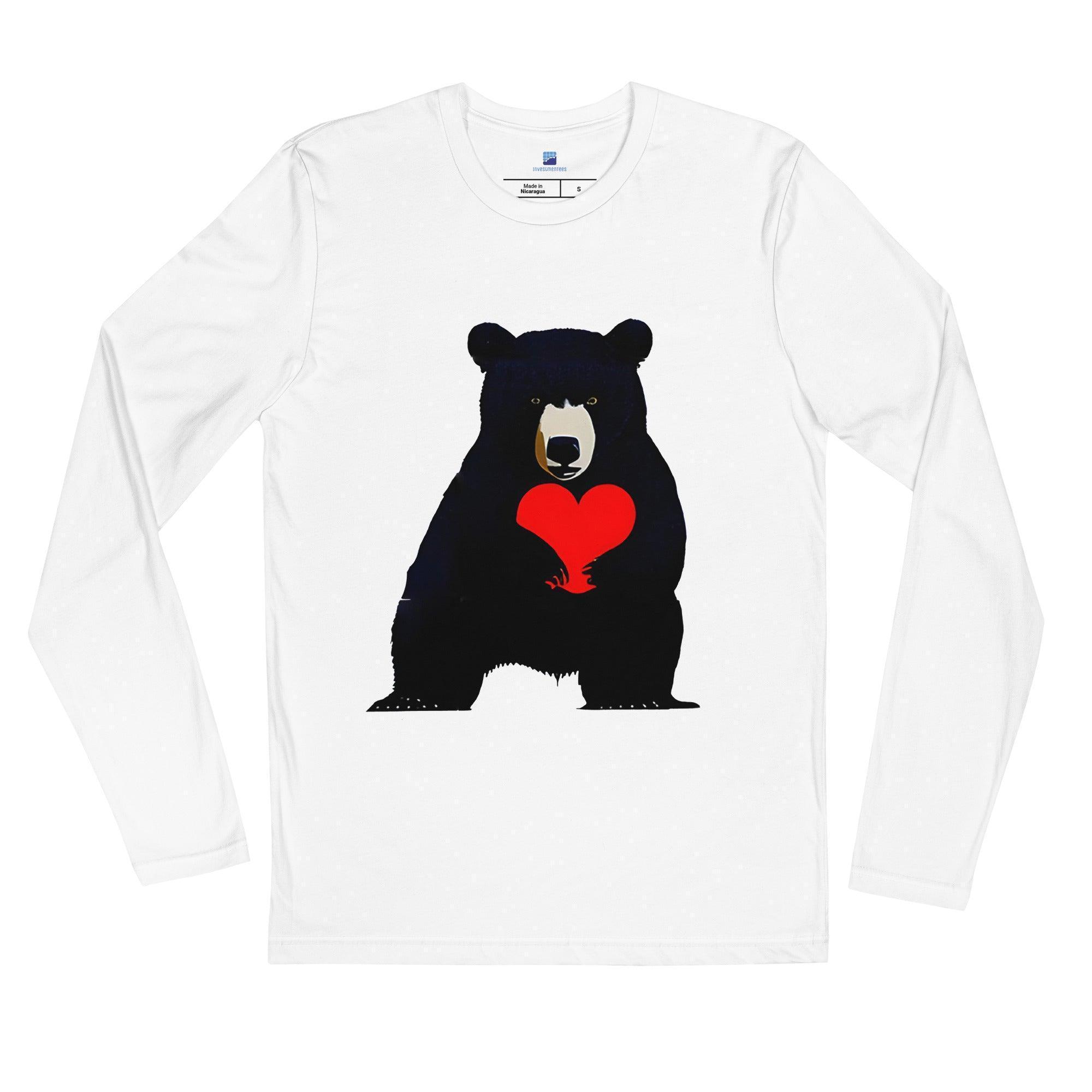 Bearish Heart Long Sleeve T-Shirt - InvestmenTees