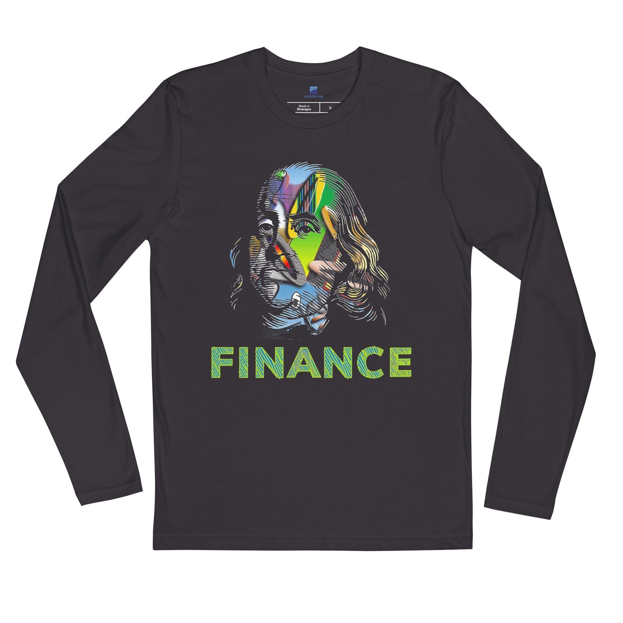Ben Franklin Finance Long Sleeve T-Shirt - InvestmenTees