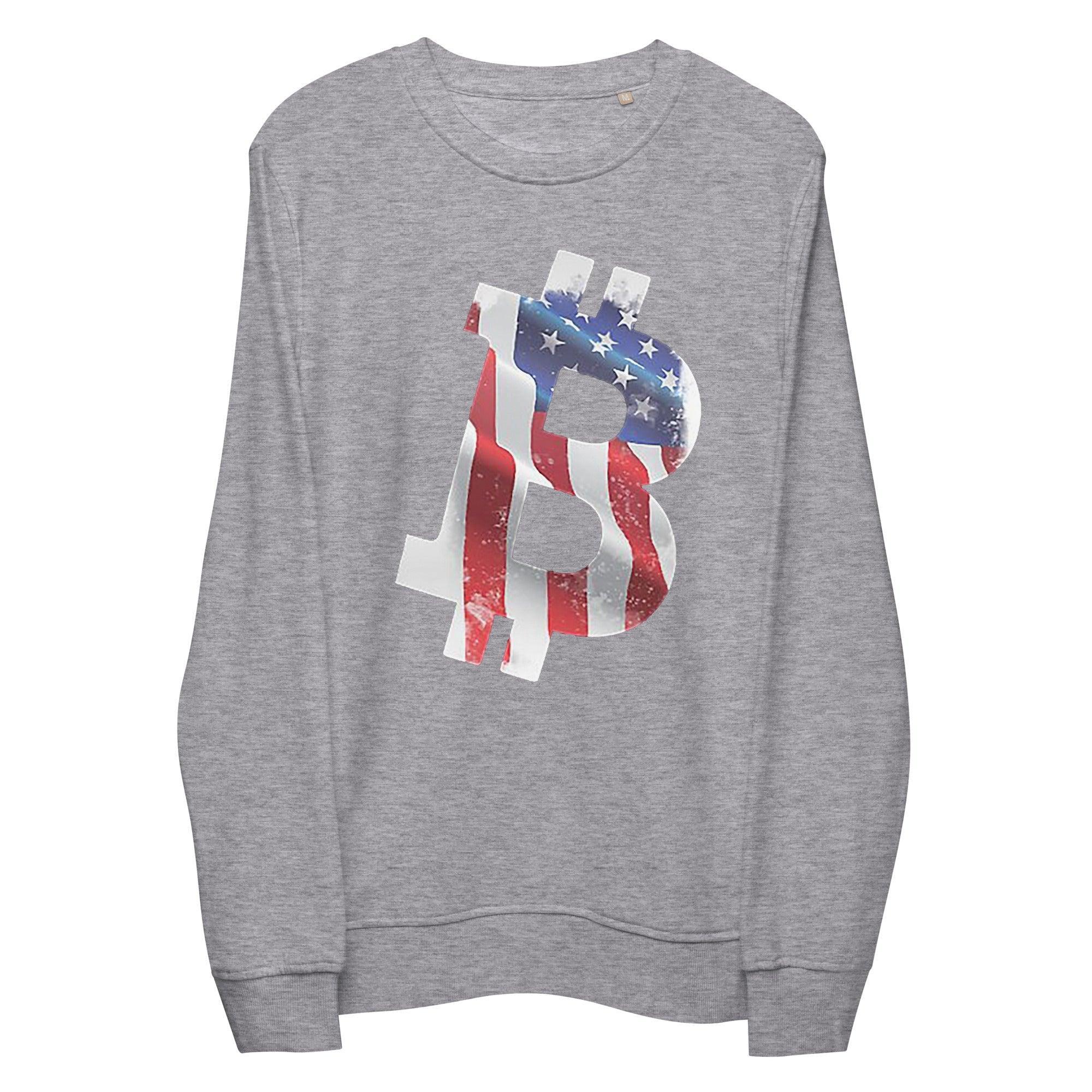 Bitcoin American Flag Sweatshirt - InvestmenTees