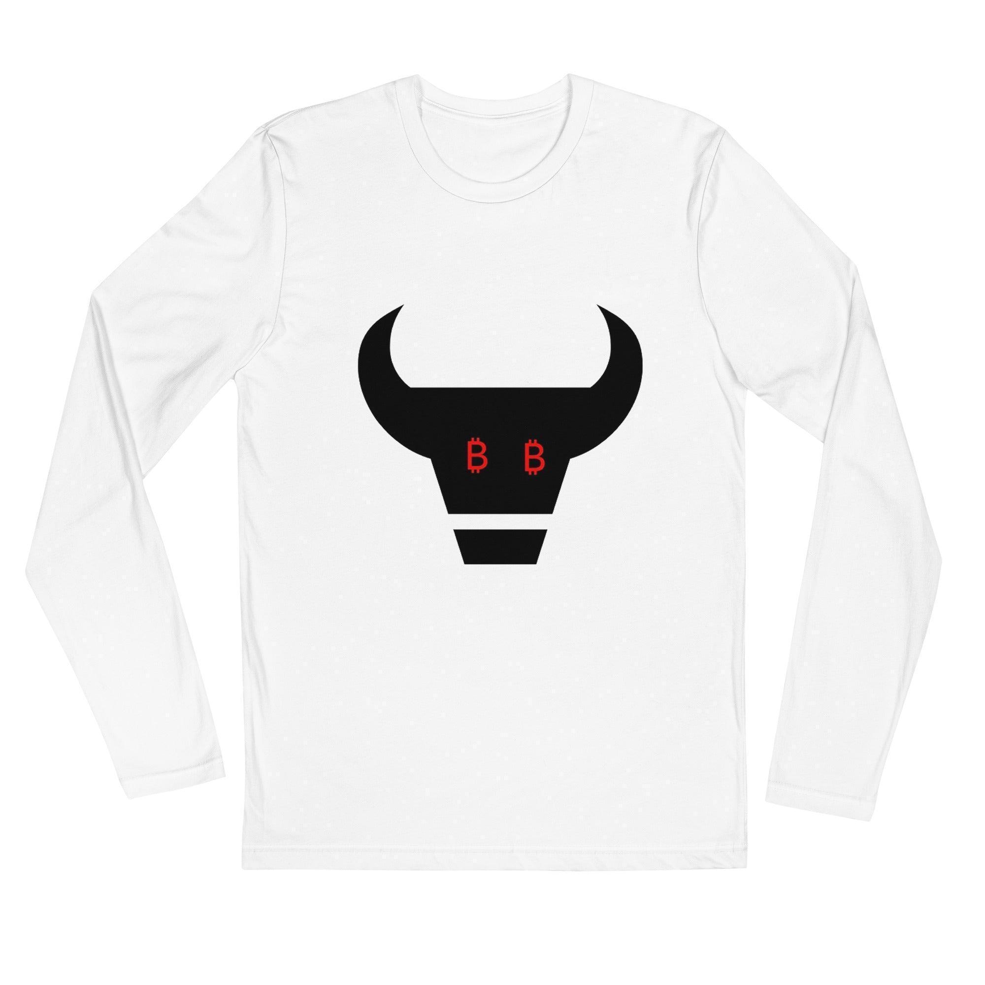 Bitcoin Bullish Bull Long Sleeve T-Shirt - InvestmenTees