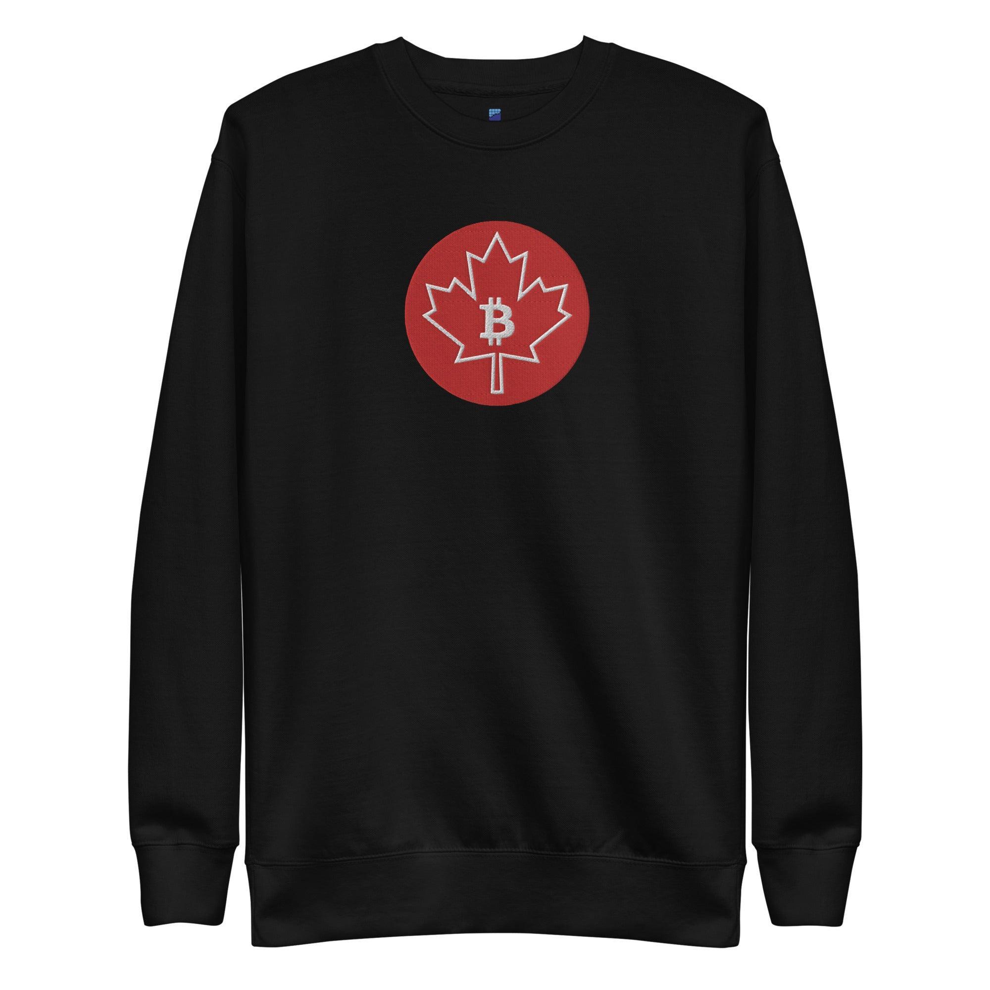 Bitcoin Canada Sweatshirt - InvestmenTees
