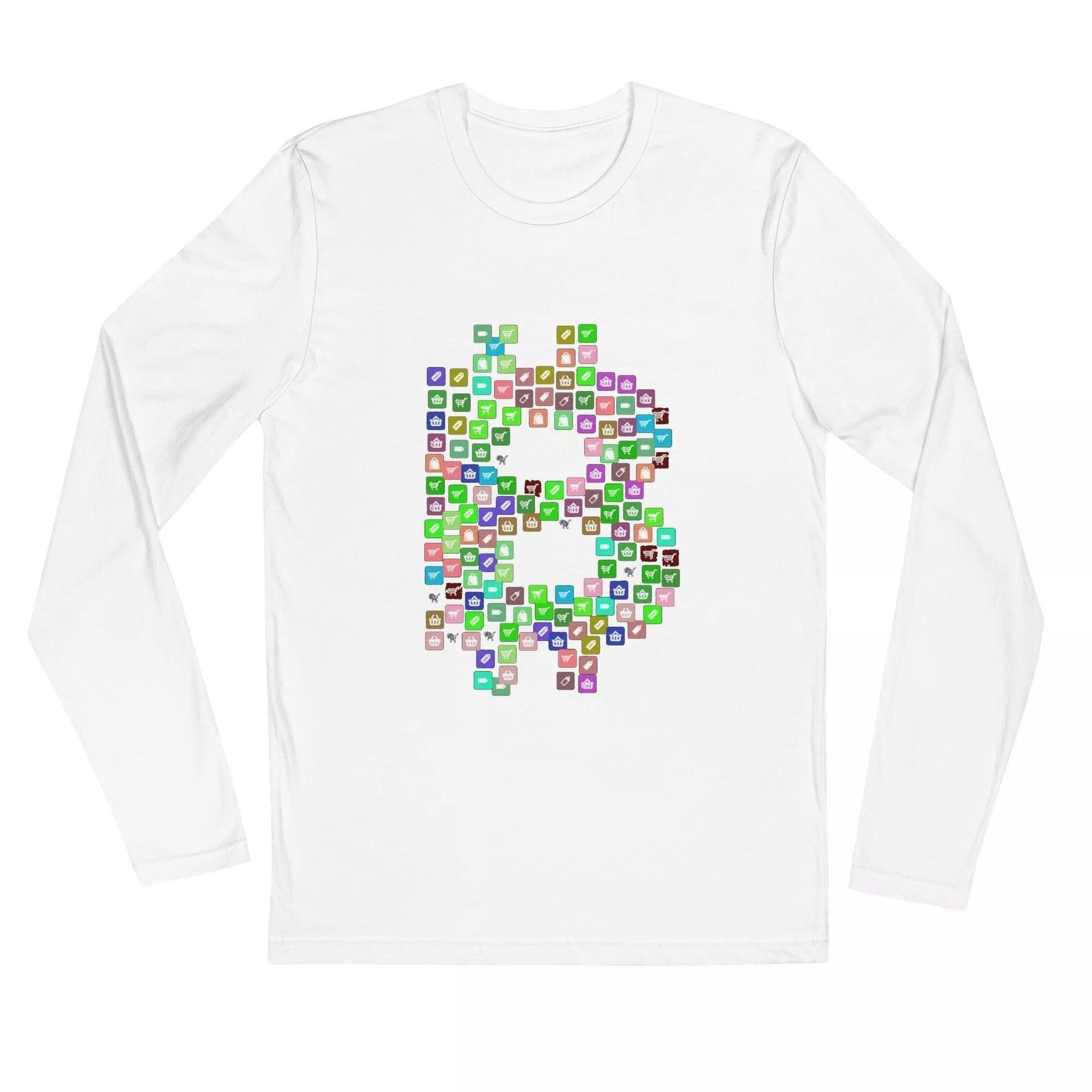 Bitcoin Collage Long Sleeve T-Shirt - InvestmenTees