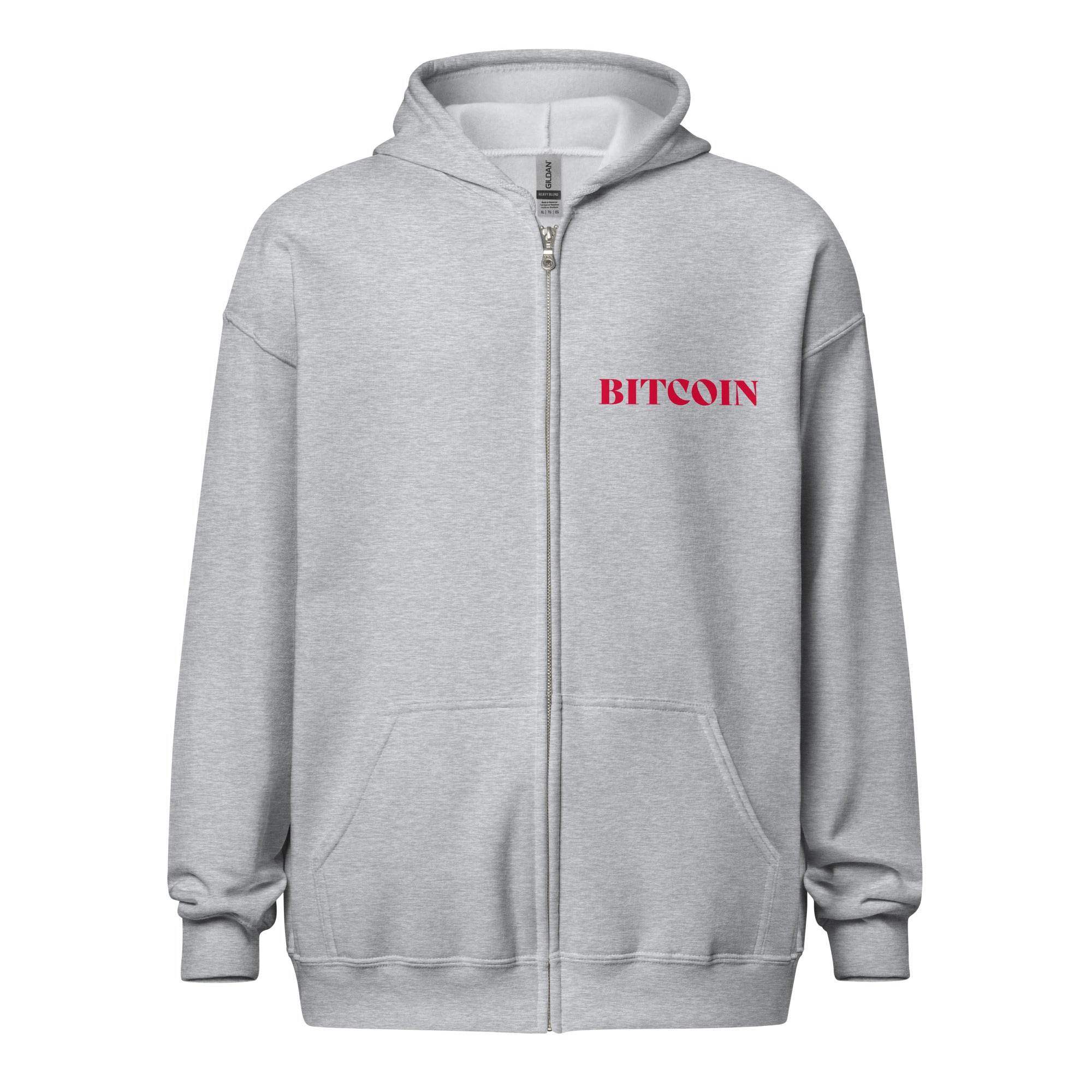 Bitcoin Disguise Zip Up Hoodie - InvestmenTees