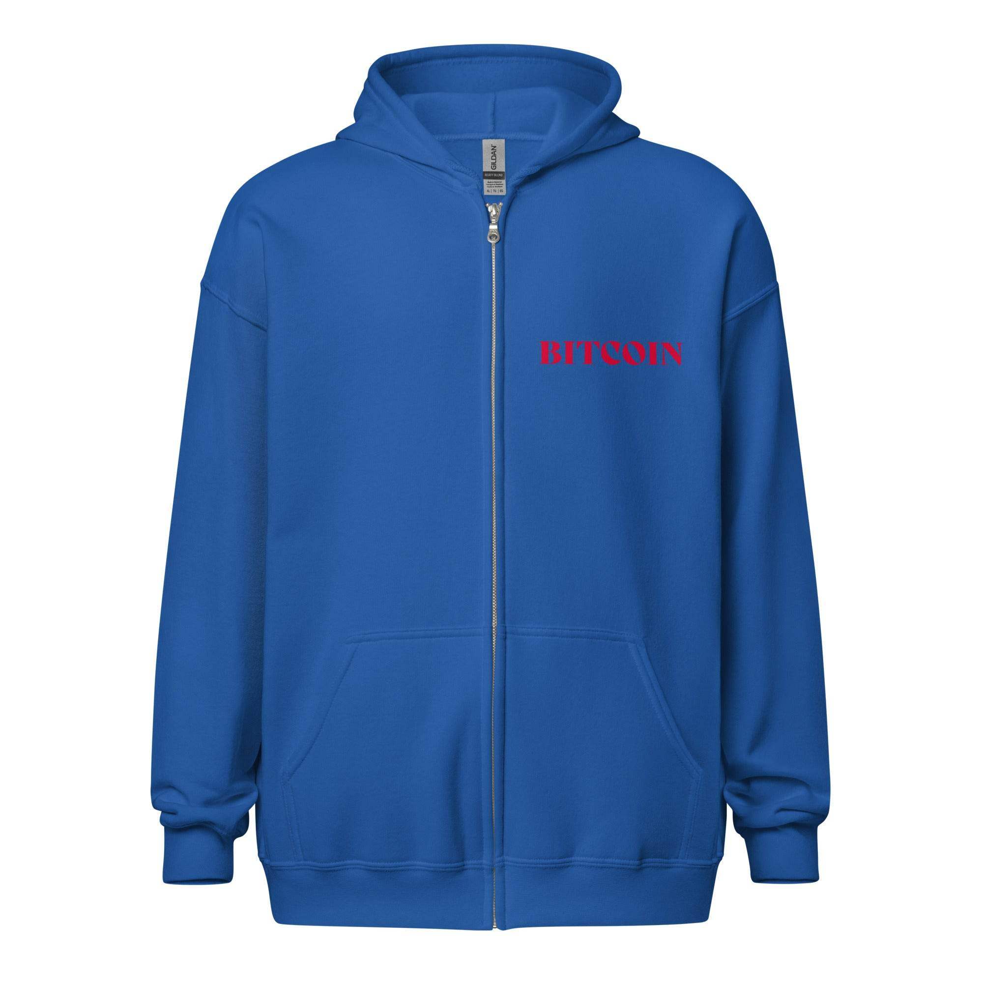 Bitcoin Disguise Zip Up Hoodie - InvestmenTees