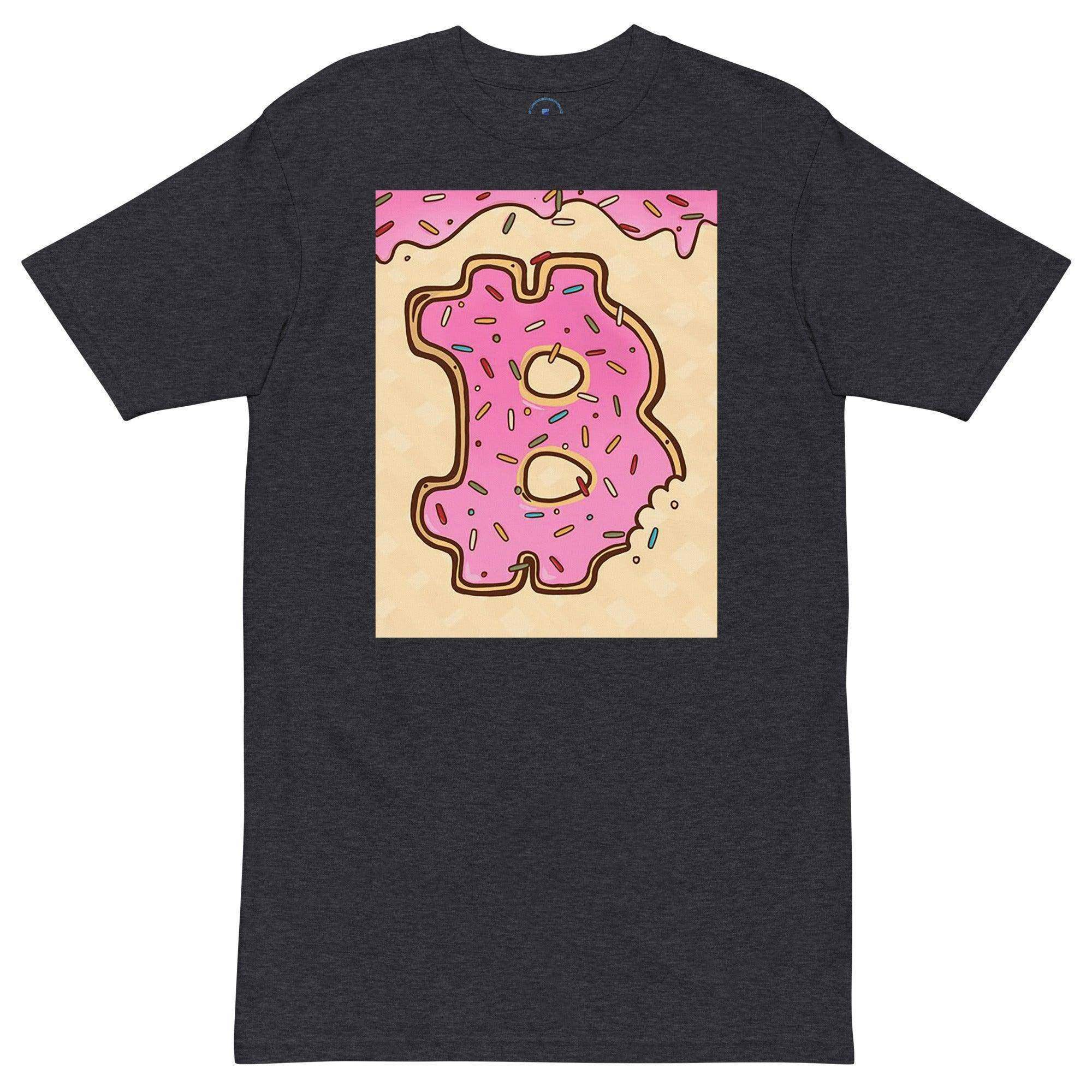 Bitcoin Donut Bite Art T-Shirt - InvestmenTees