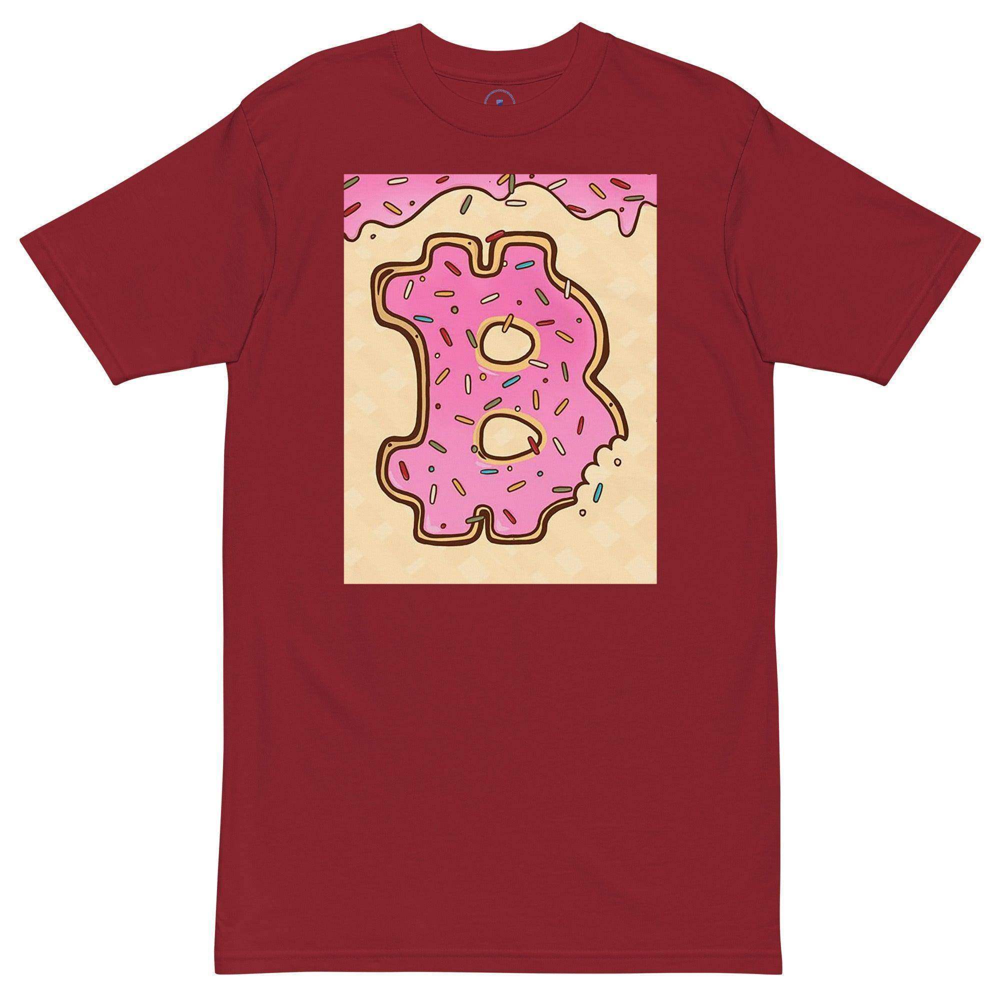 Bitcoin Donut Bite Art T-Shirt - InvestmenTees