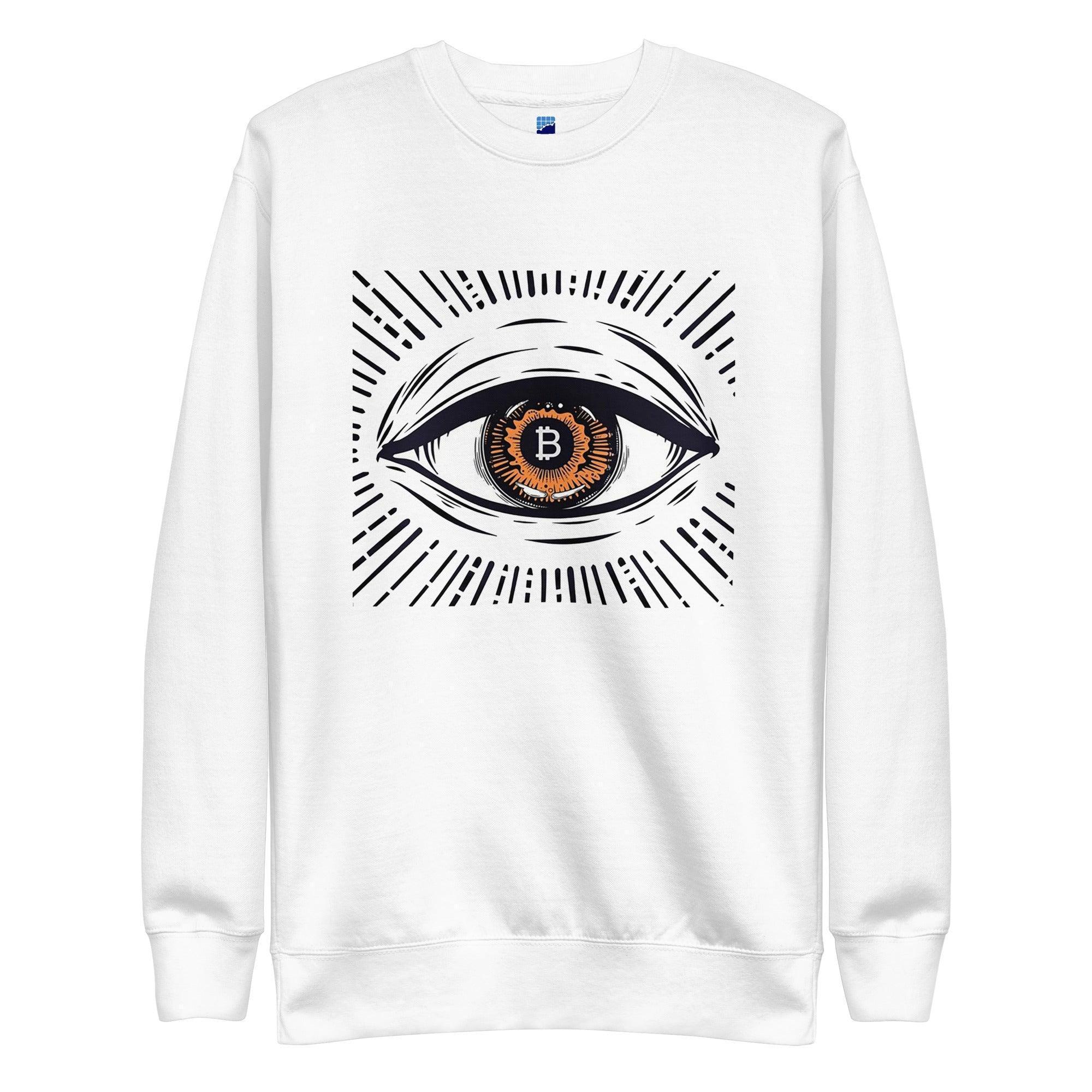 Bitcoin Eye Sweatshirt - InvestmenTees