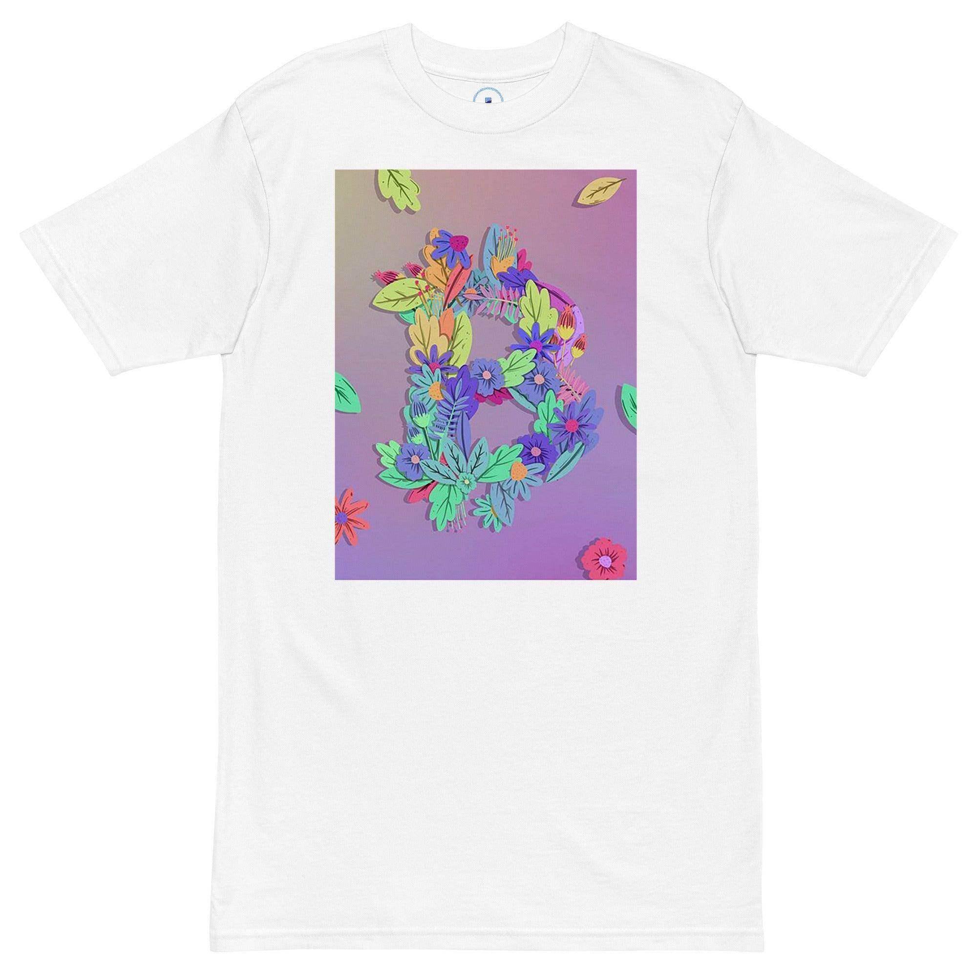 Bitcoin Flowers Art T-Shirt - InvestmenTees